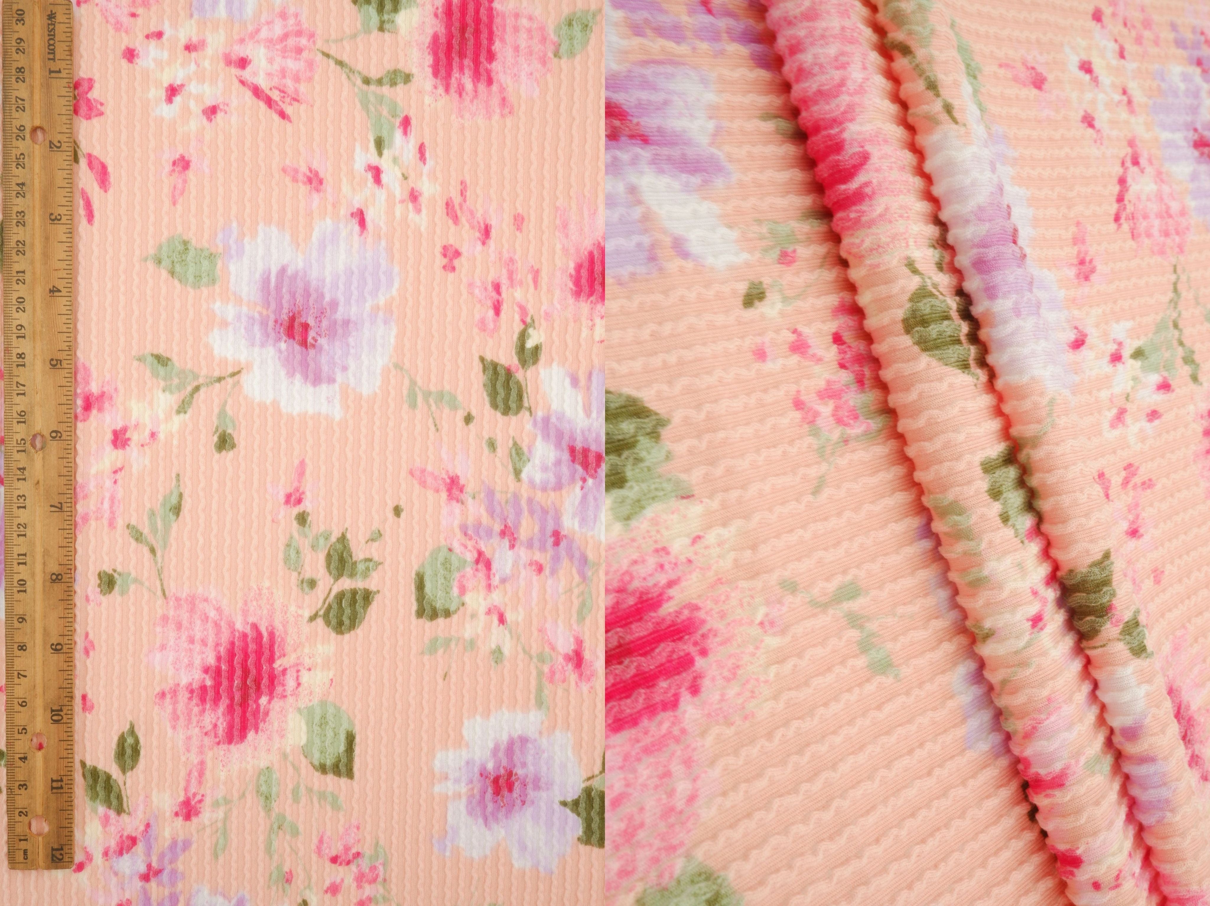 Floral Print Double Knit KNT4463-MS11657