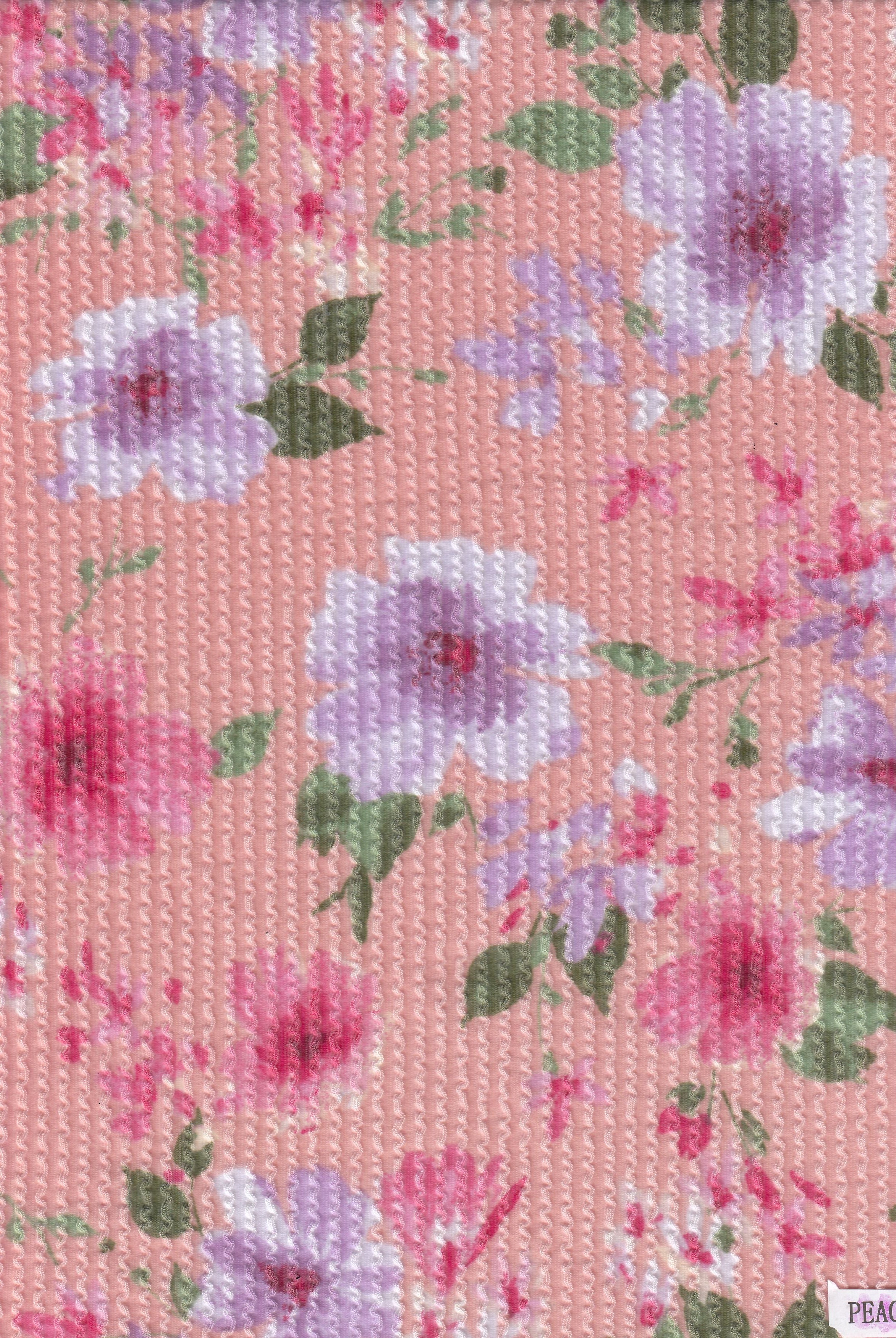 Floral Print Double Knit KNT4463-MS11657