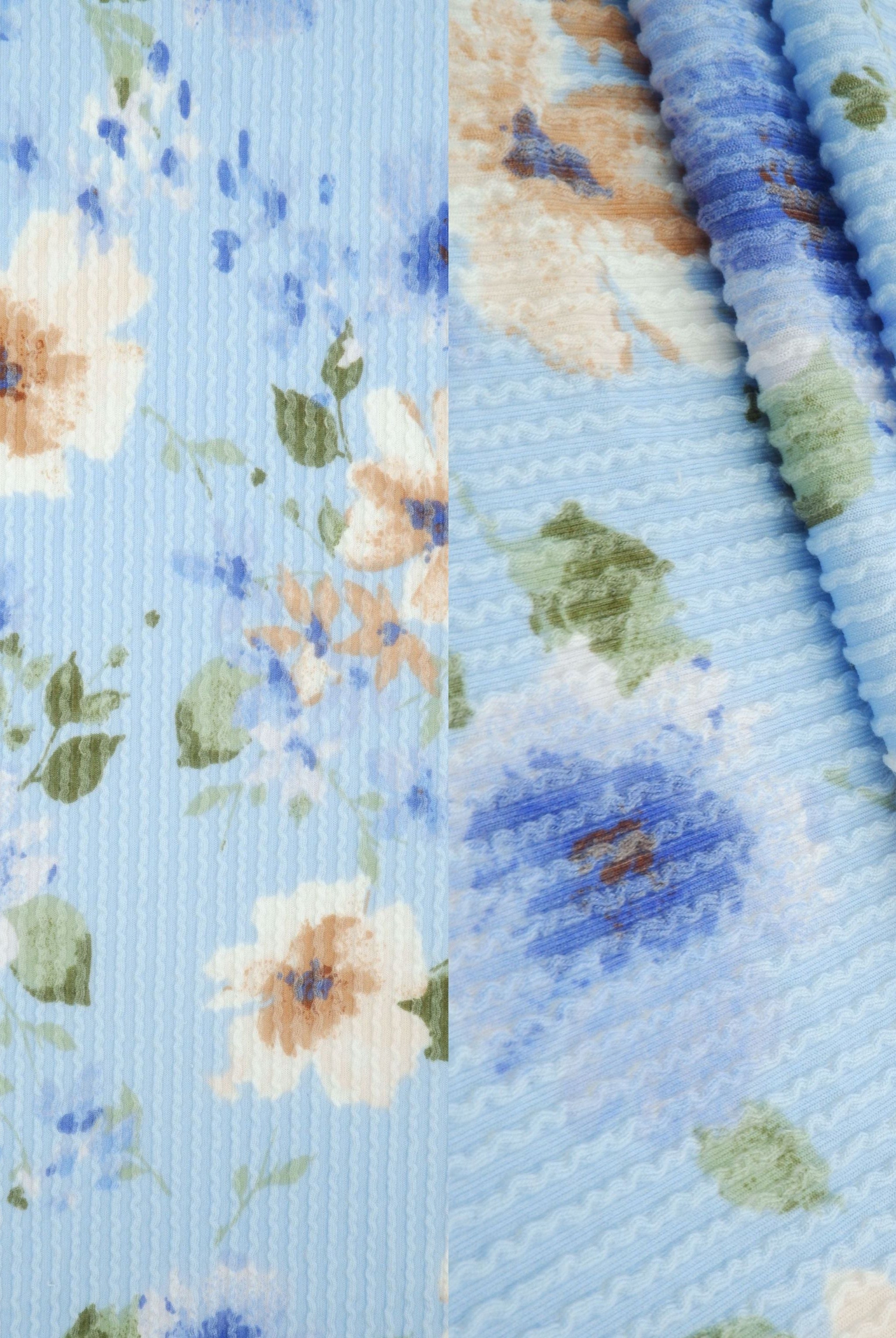 Floral Print Double Knit KNT4463-MS11657