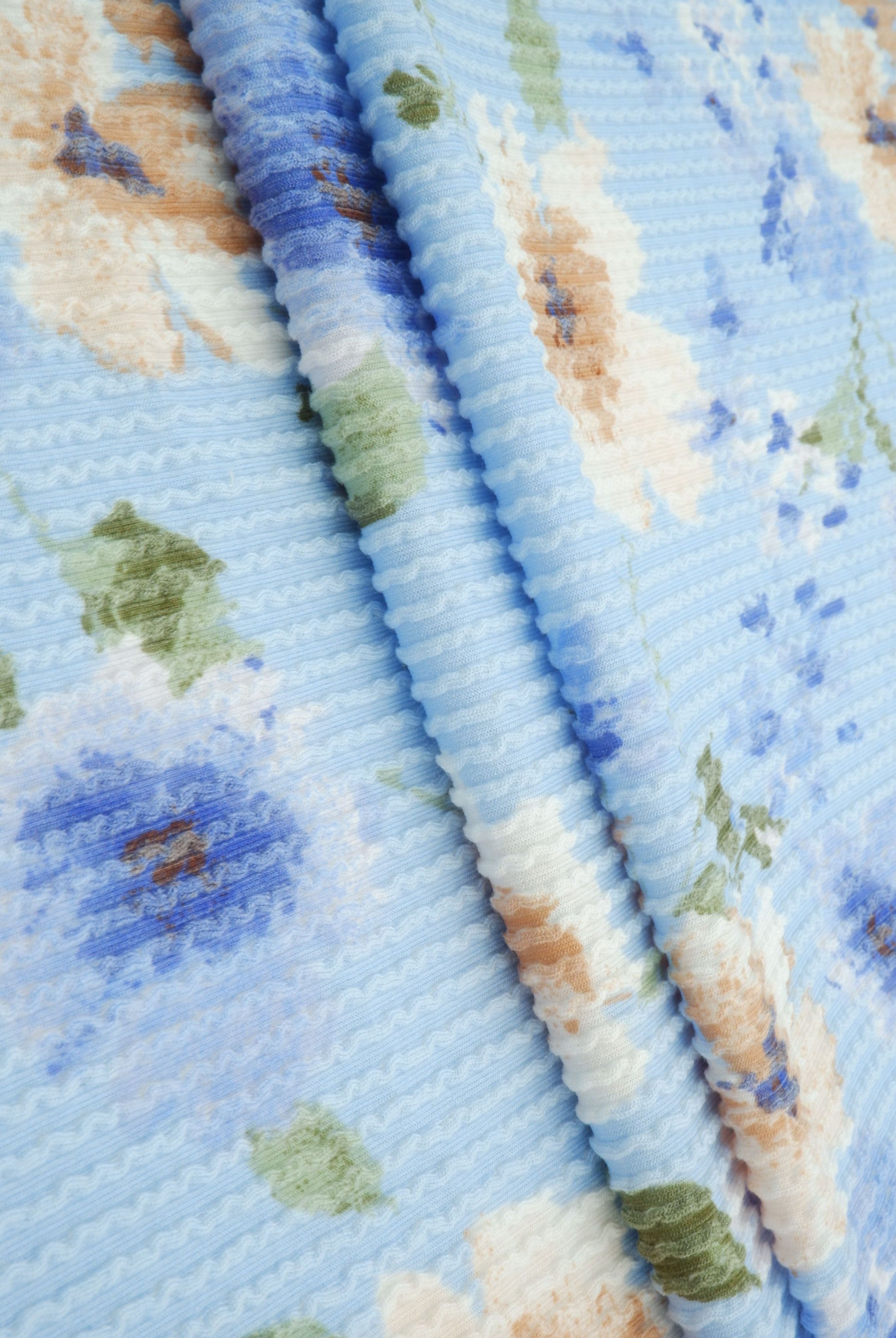 Floral Print Double Knit KNT4463-MS11657