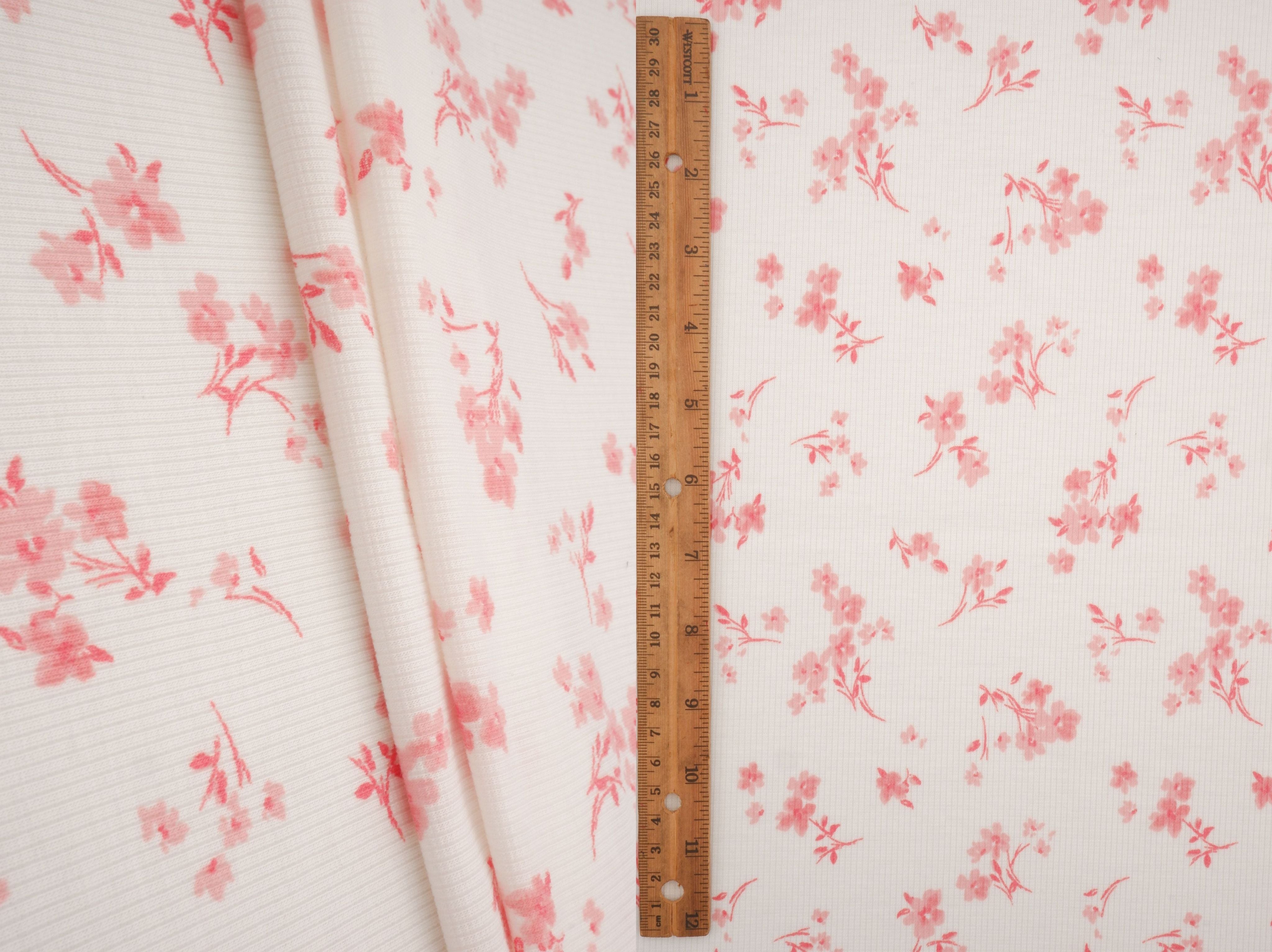 Ditsy Floral 2x2 Rib Knit KNT4645-MS01216