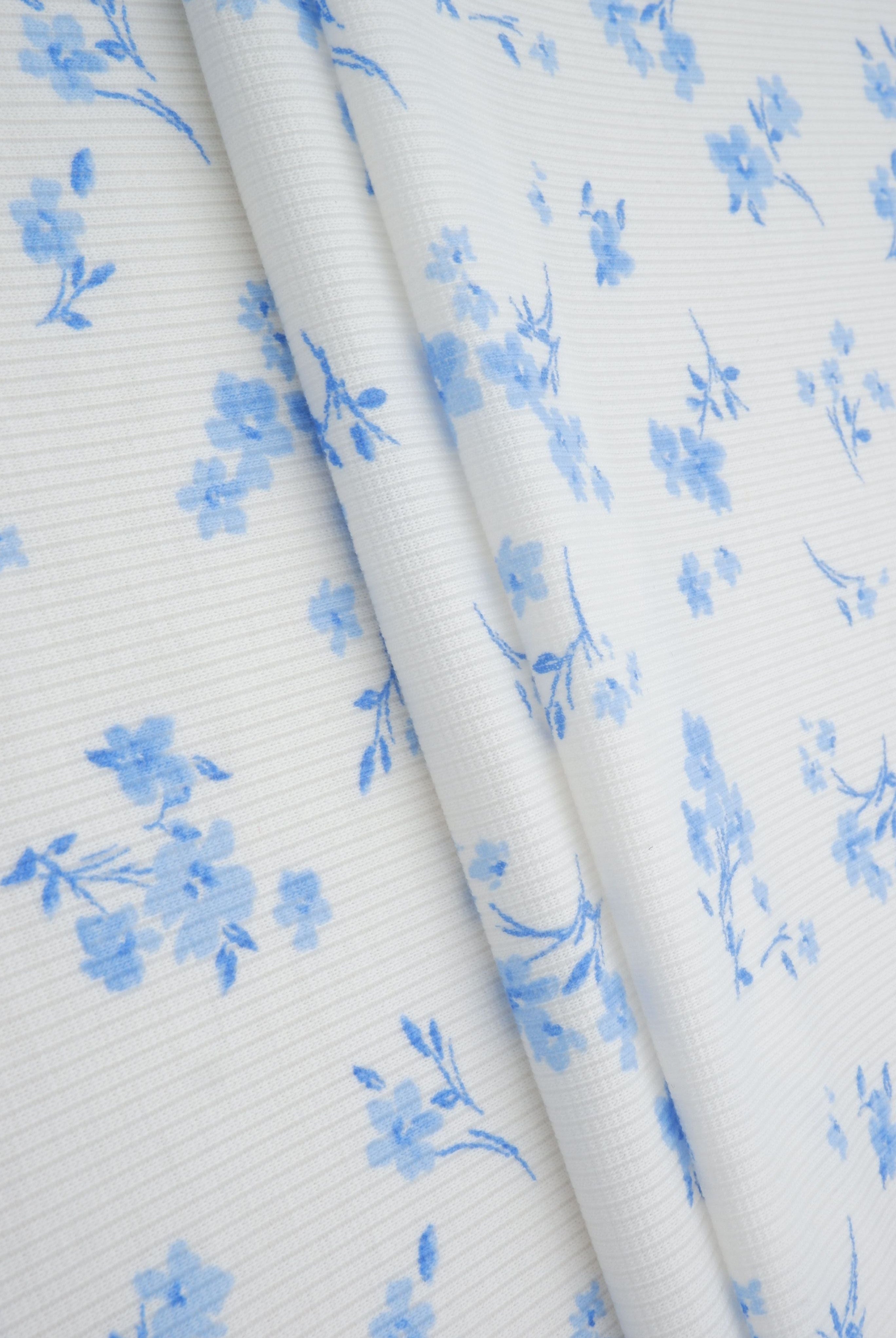 Ditsy Floral 2x2 Rib Knit KNT4645-MS01216