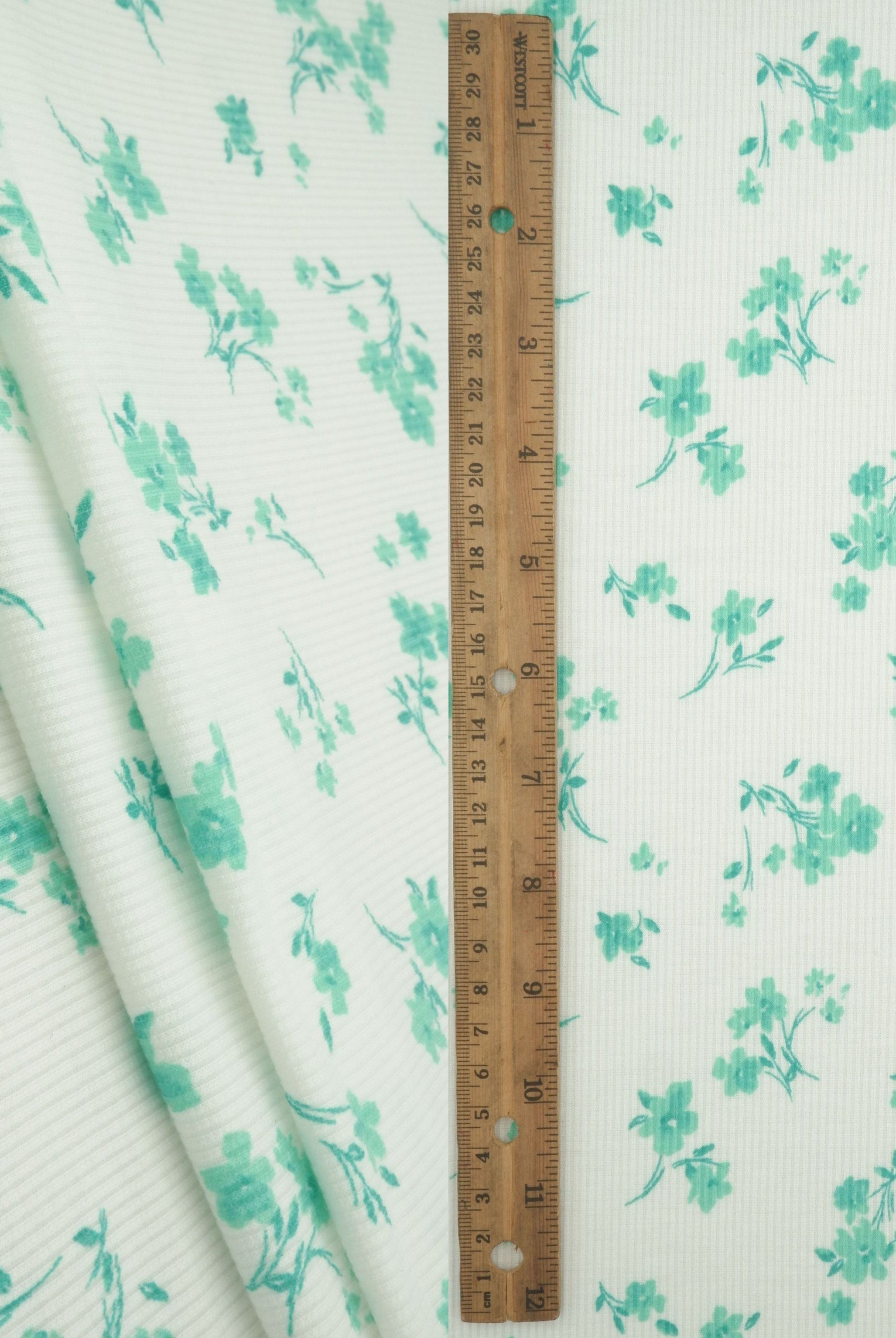 Ditsy Floral 2x2 Rib Knit KNT4645-MS01216