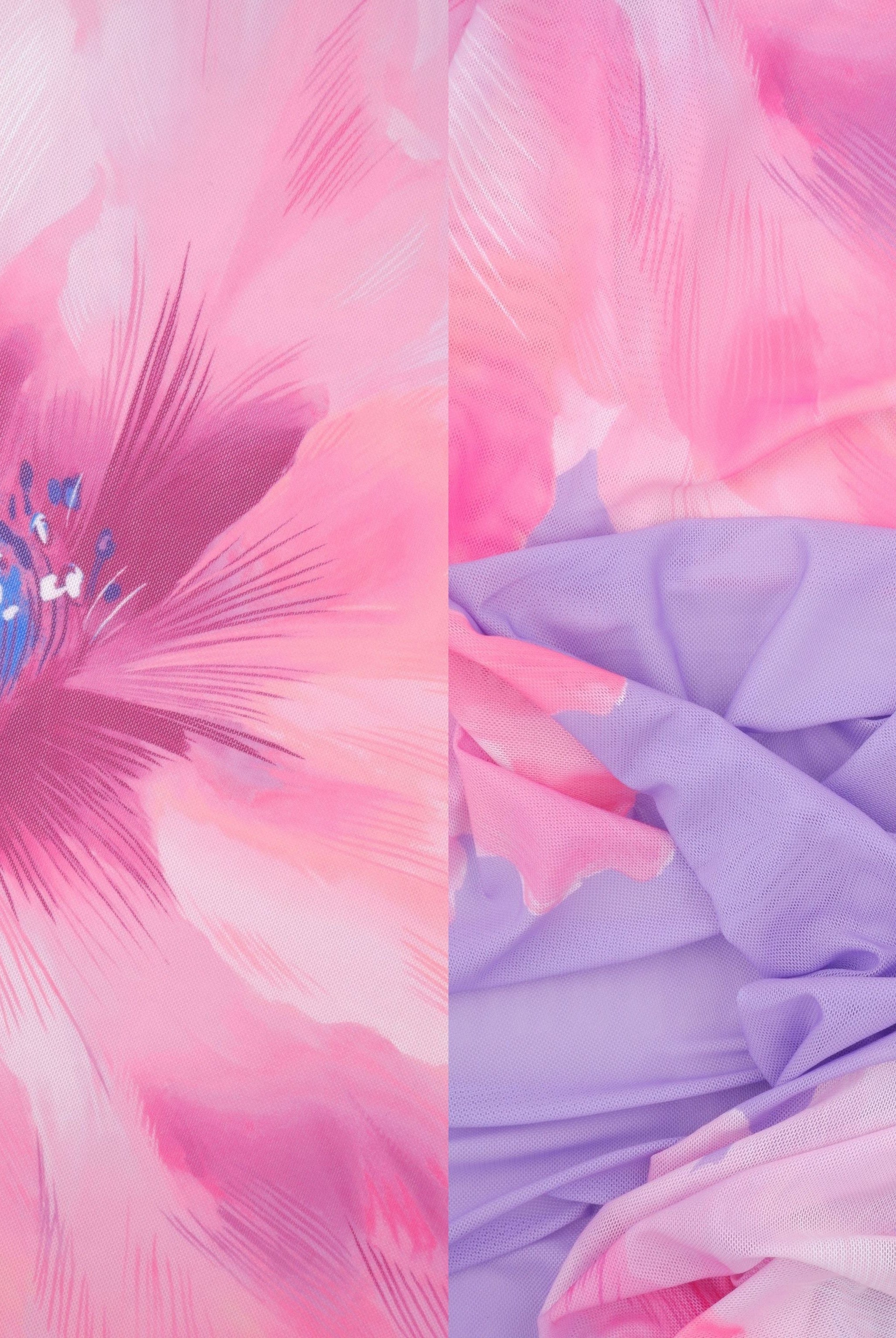 Digital Floral Print Mesh DMESH-MS11677