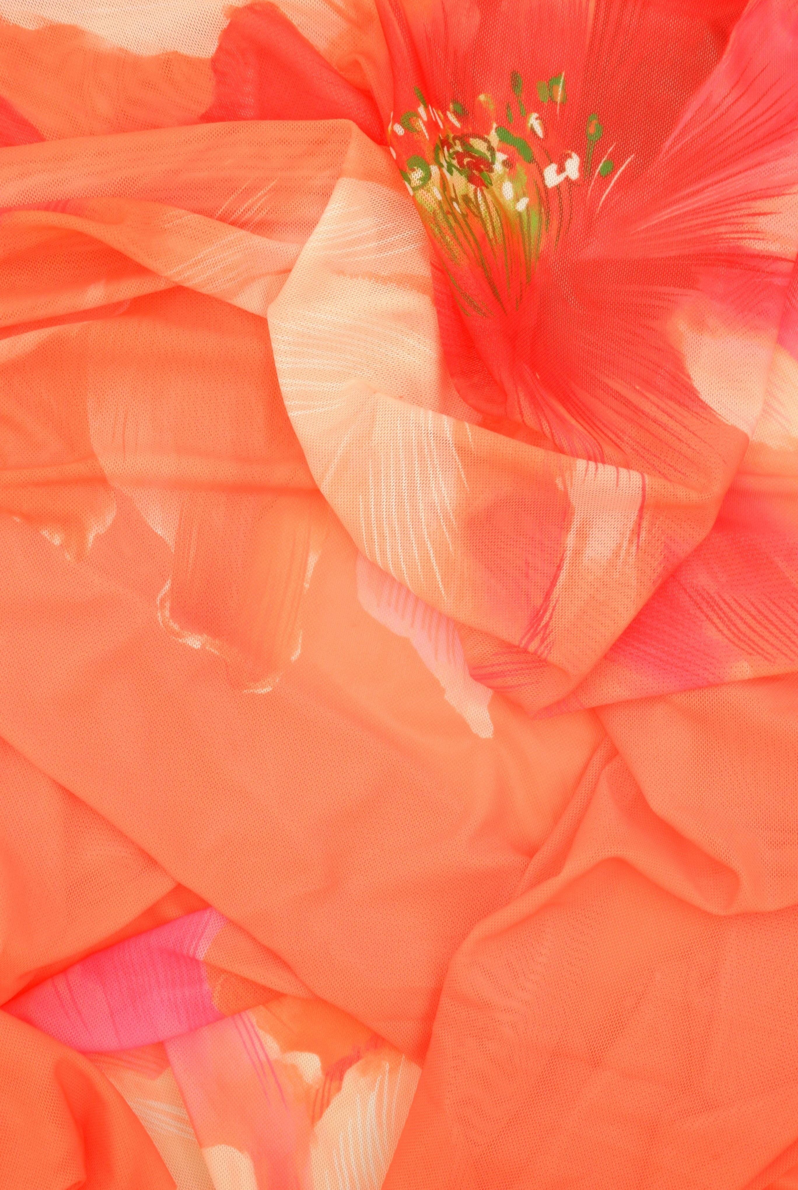 Digital Floral Print Mesh DMESH-MS11677