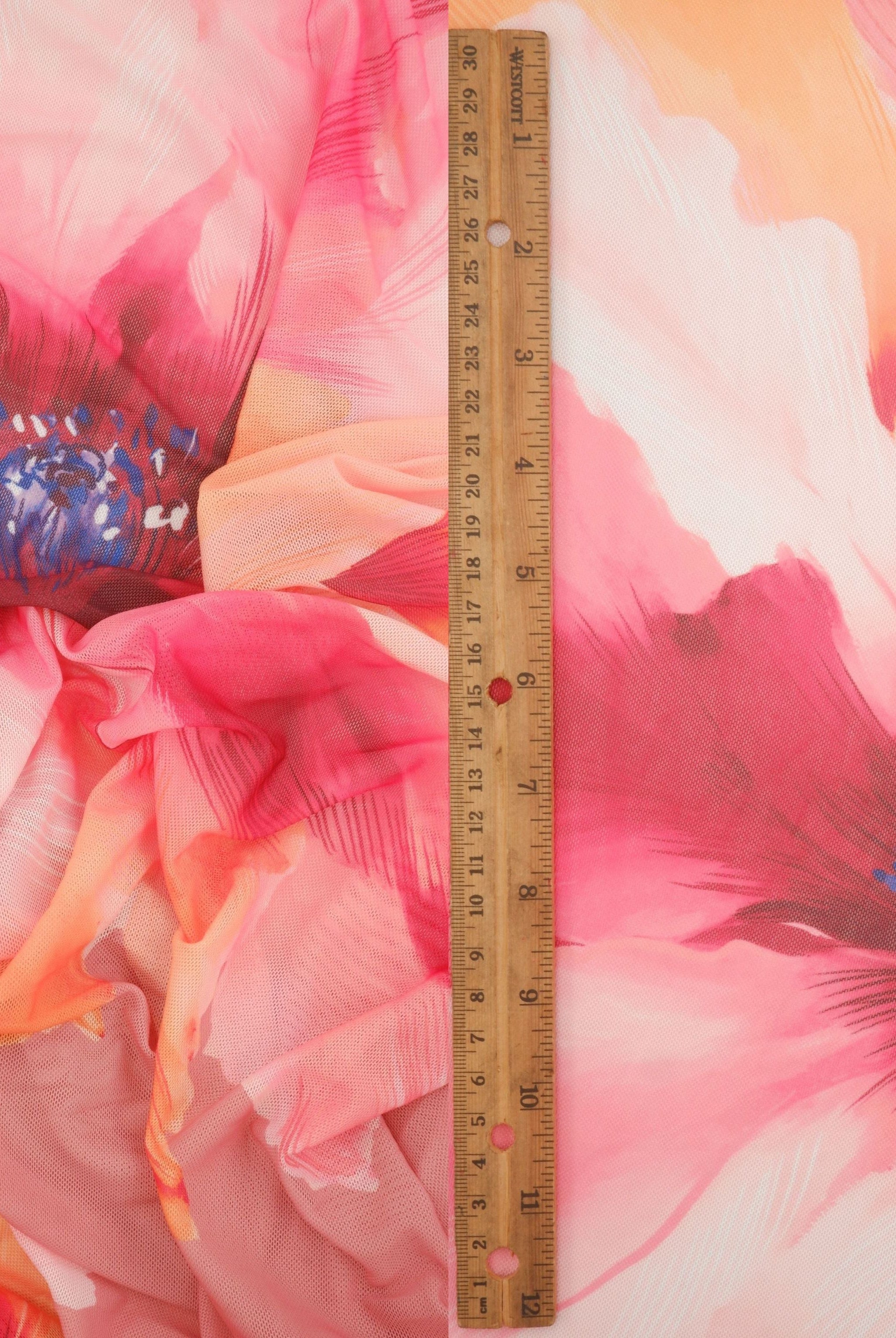 Digital Floral Print Mesh DMESH-MS11677