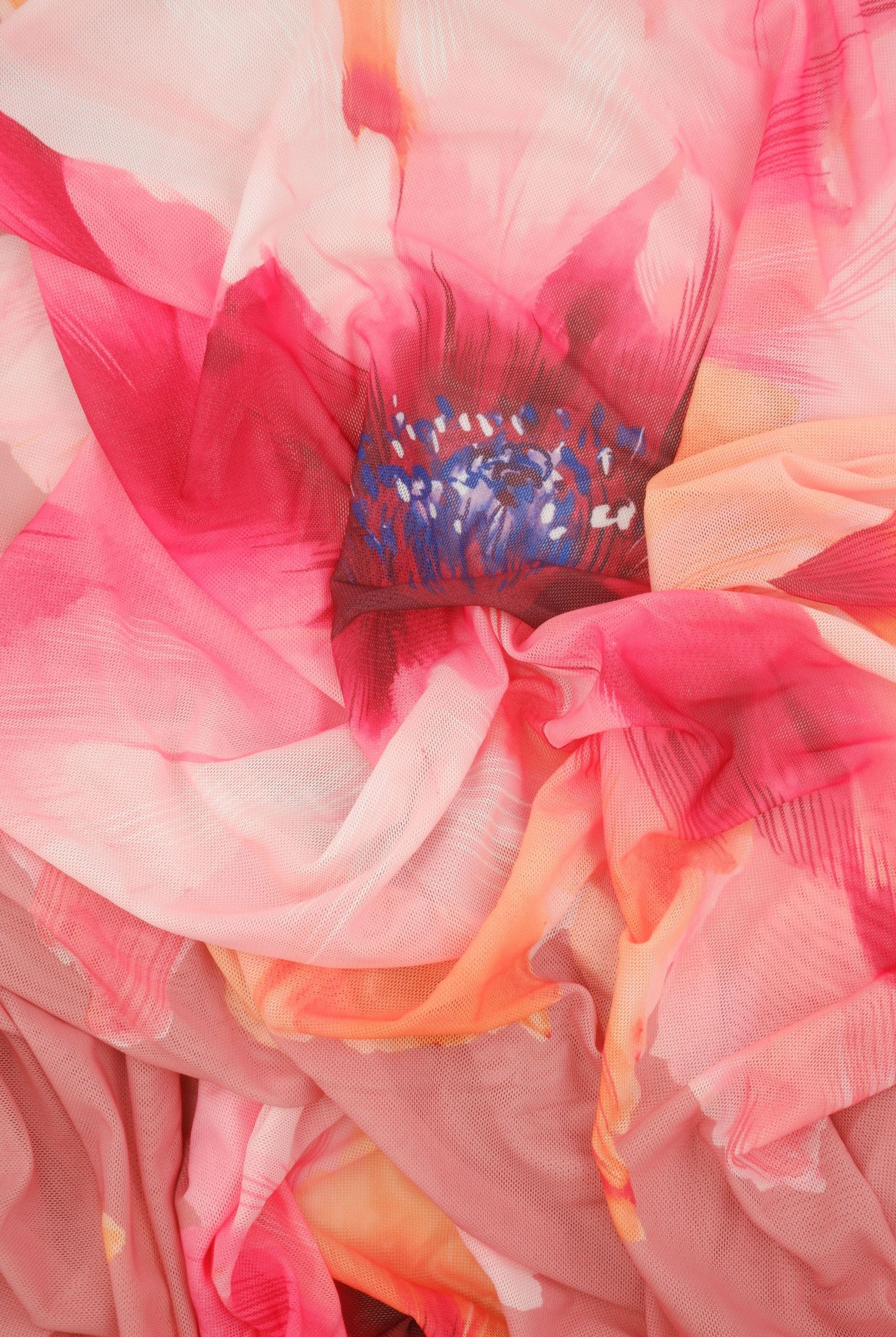 Digital Floral Print Mesh DMESH-MS11677