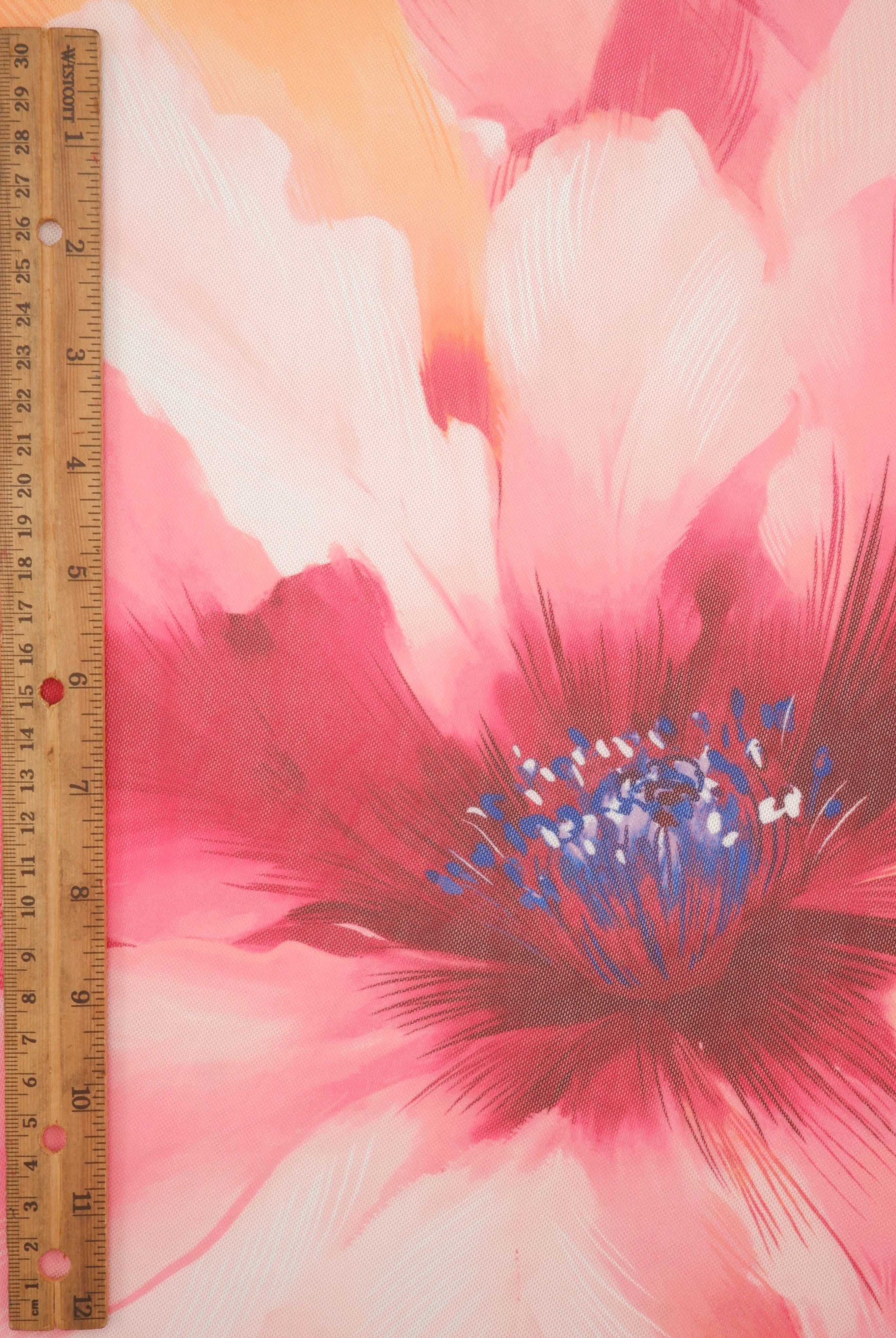 Digital Floral Print Mesh DMESH-MS11677