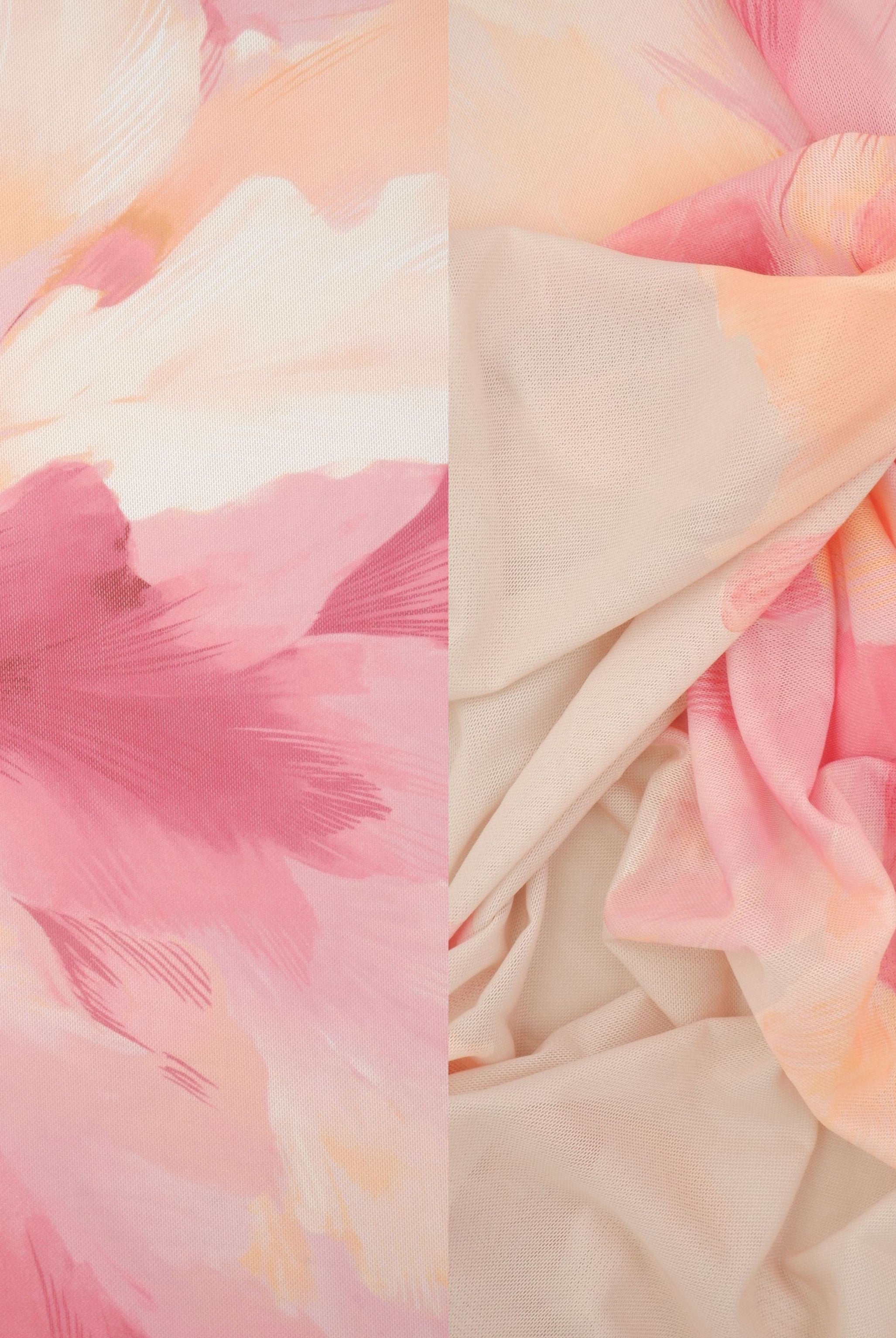 Digital Floral Print Mesh DMESH-MS11677