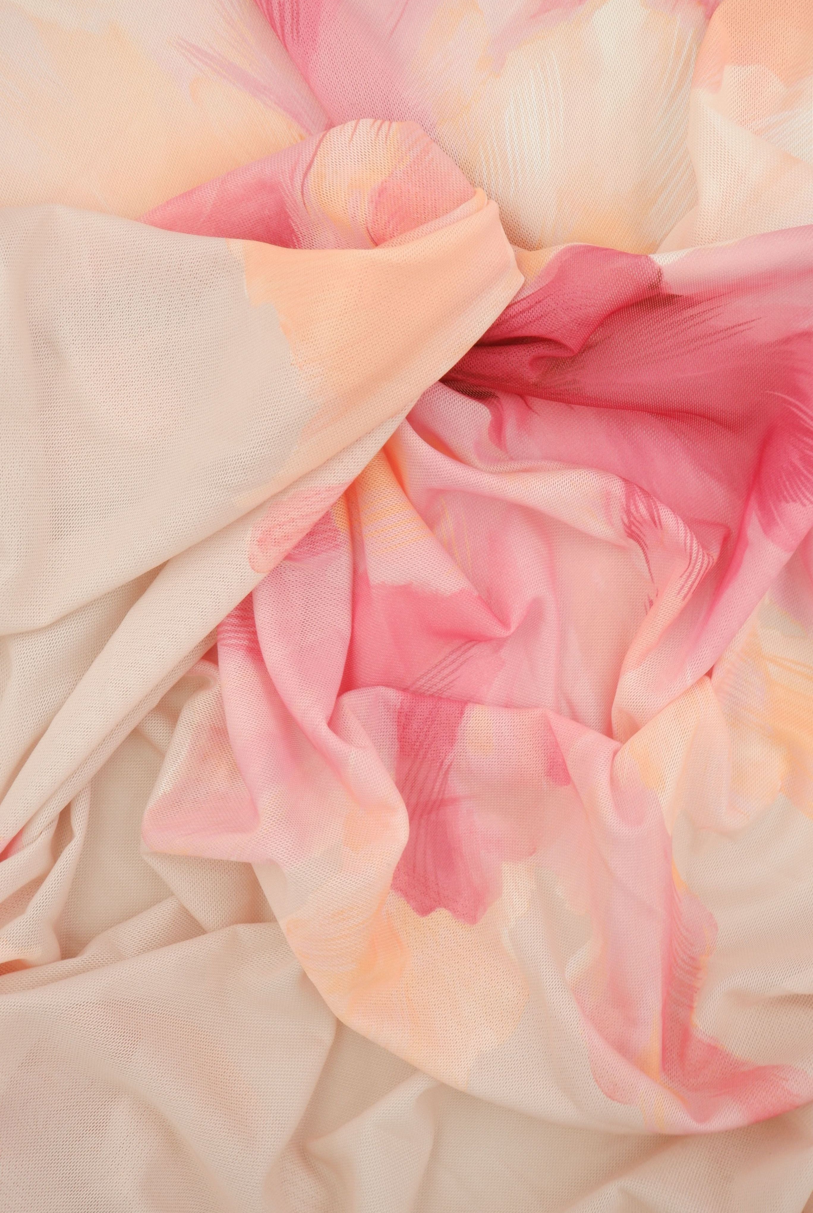 Digital Floral Print Mesh DMESH-MS11677