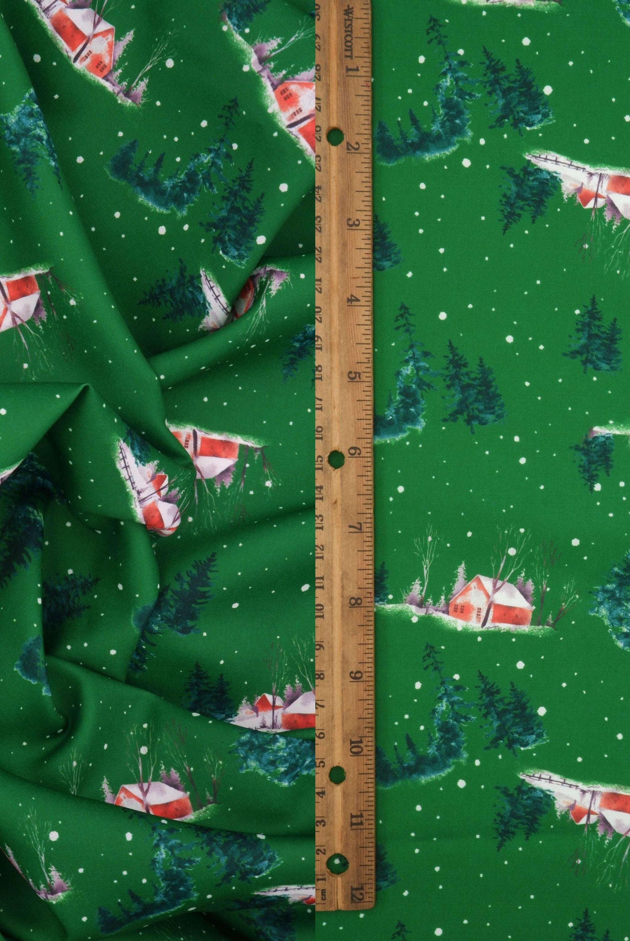 DPOP7704-M11735 GREEN WOVEN