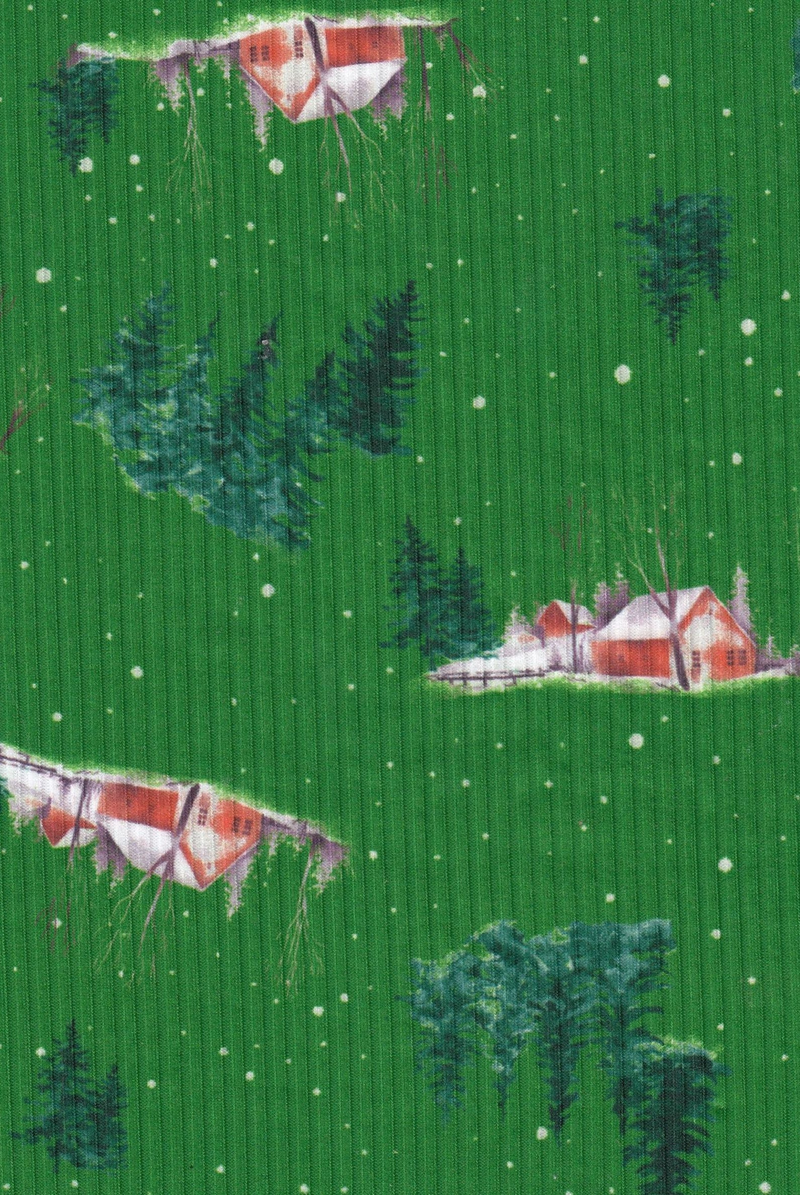 DKNT4151-M11735 GREEN KNIT