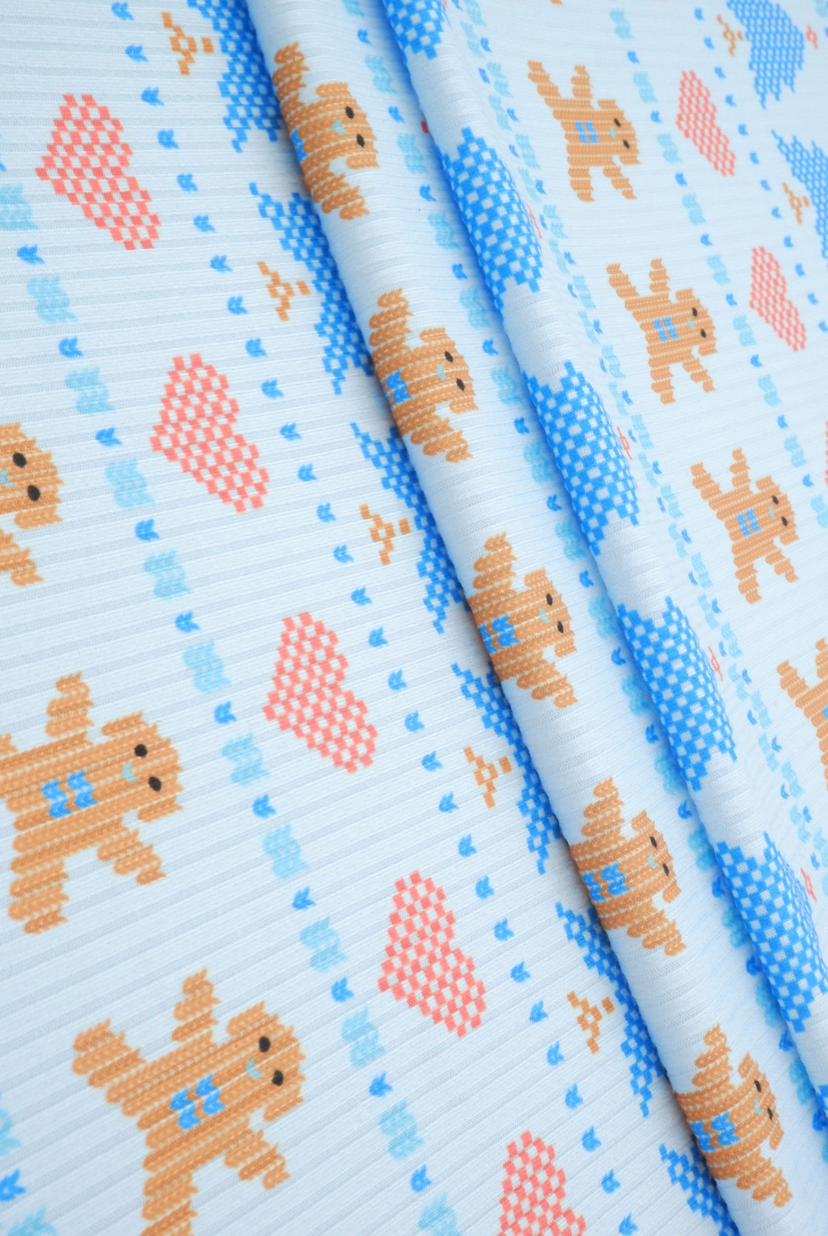 DKNT4151-M11737 BLUE BODYSUIT BOTTOMS KNIT PANTS SWEATER T-SHIRT