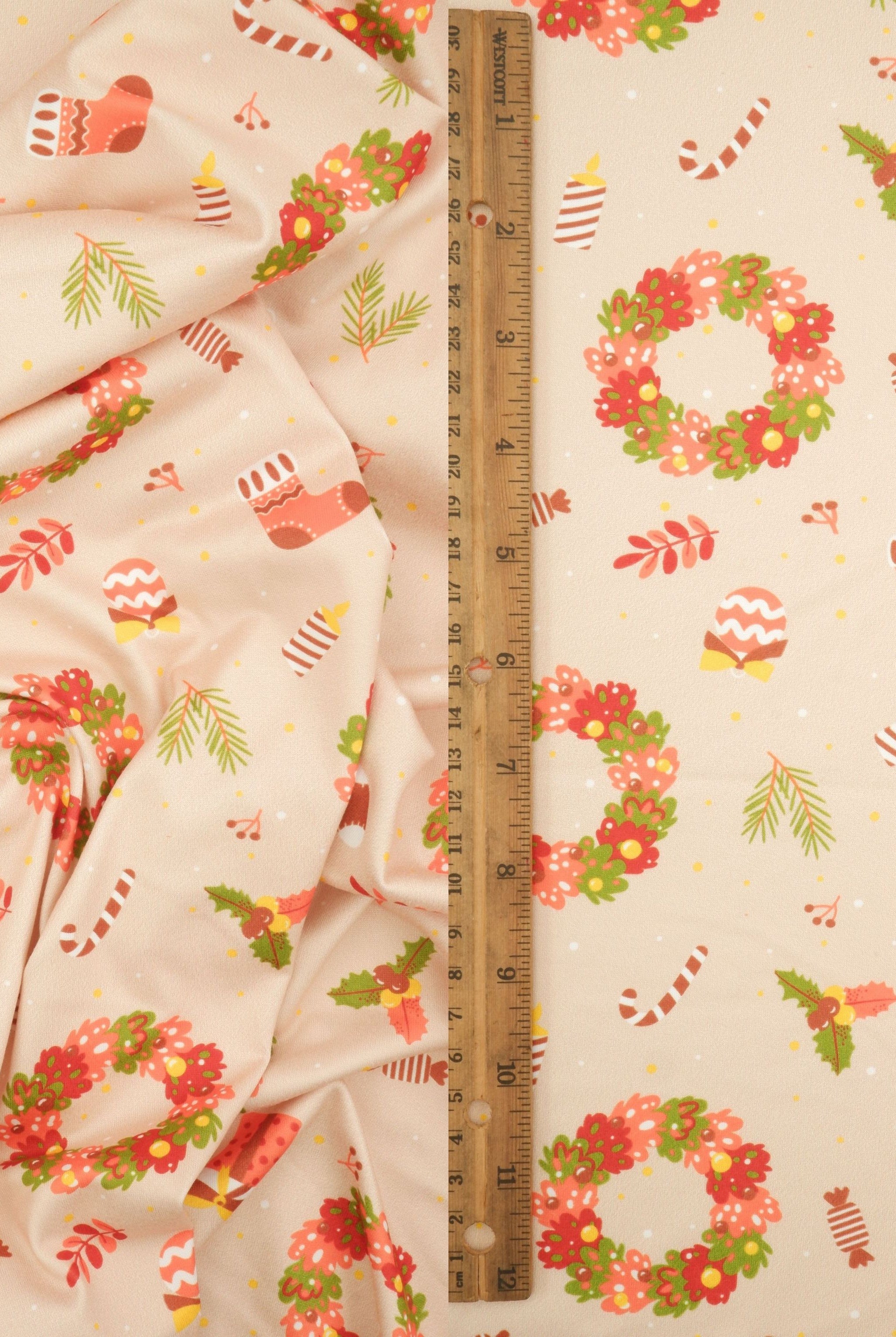 DKNT4520-M11730 TAN ACTIVEWEAR BIKER SHORTS BOTTOMS DIGITAL PRINT DRESS DTY BRUSHED KNIT PANTS POLYESTER SKIRTS SPANDEX