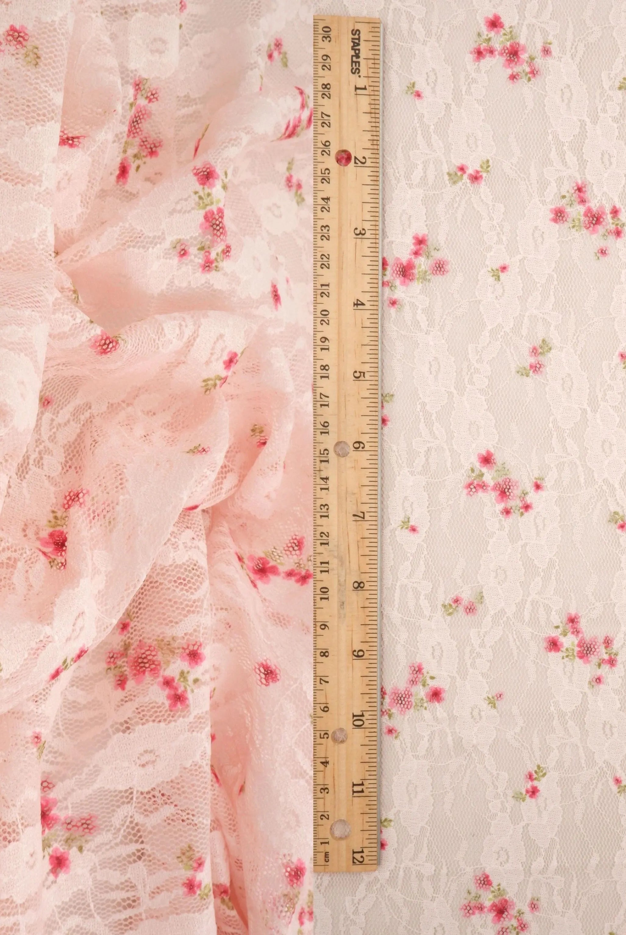 LACE4481-M11721 PEACH BLOUSE BOTTOMS CAMI DIGITAL PRINT DITSY DRESS LACE POLYESTER SKIRTS SPANDEX TOPS