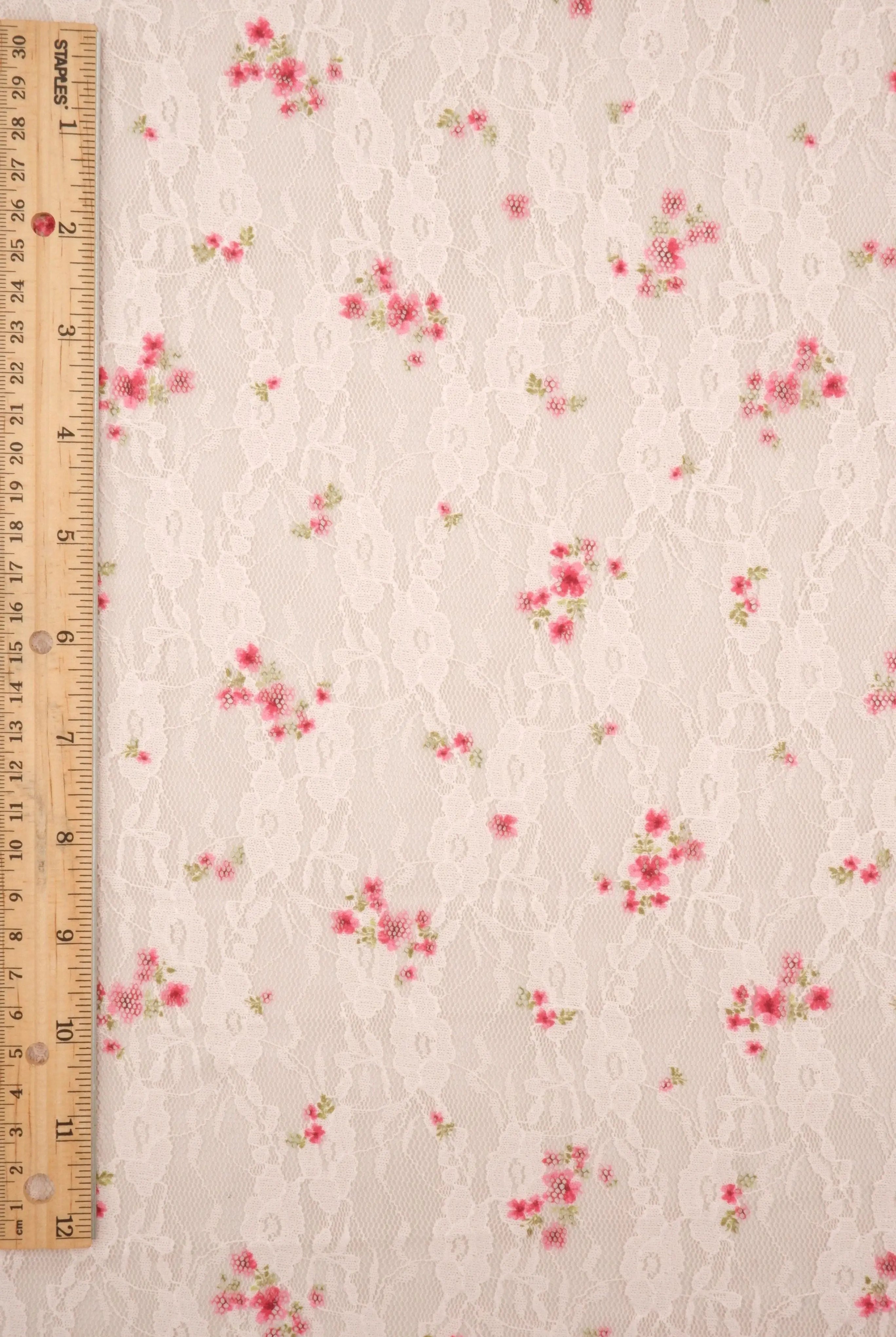 LACE4481-M11721 PEACH BLOUSE BOTTOMS CAMI DIGITAL PRINT DITSY DRESS LACE POLYESTER SKIRTS SPANDEX TOPS