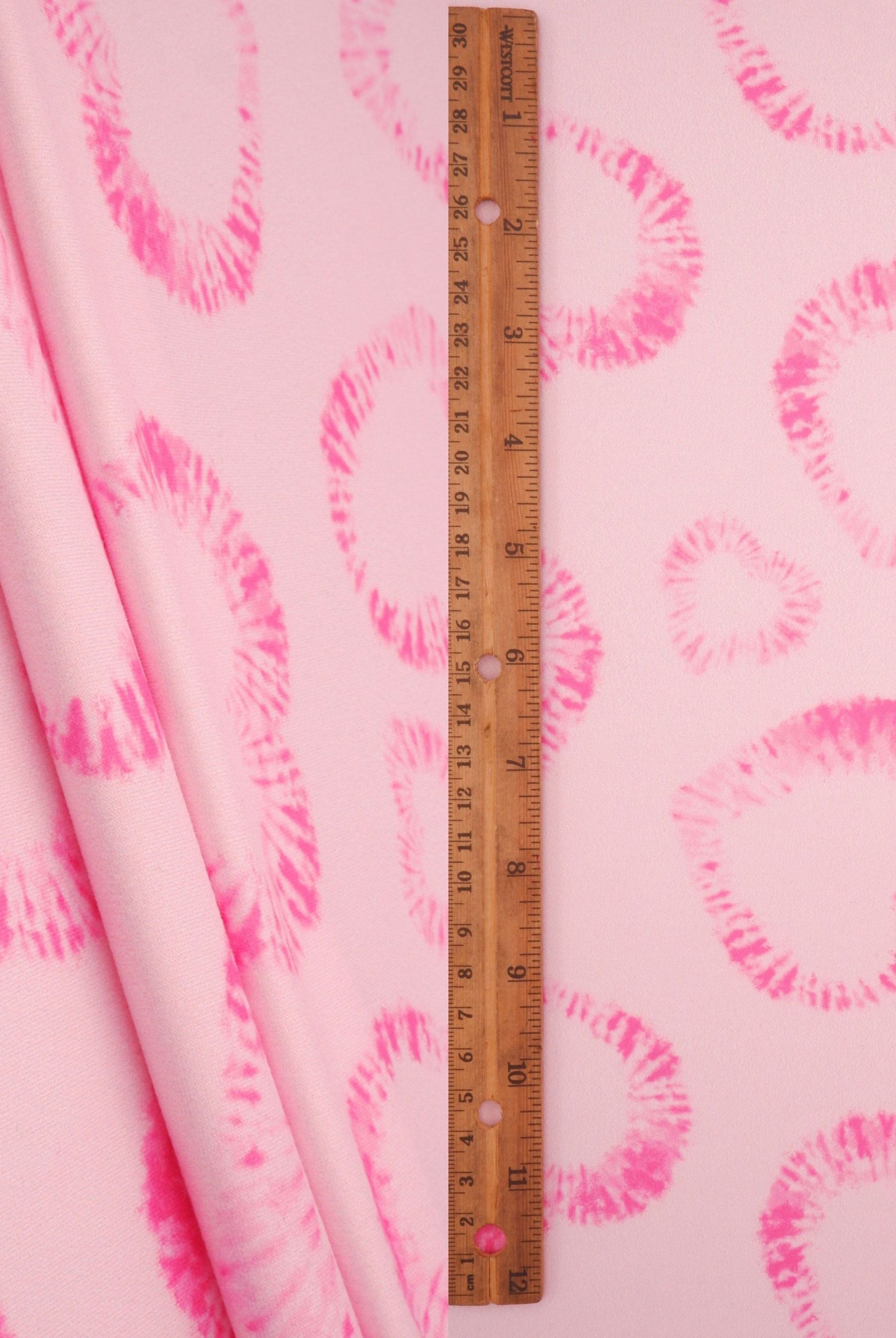 DTY Brushed Heart Digital Print Knit Fabric - DKNT4520-M11753
