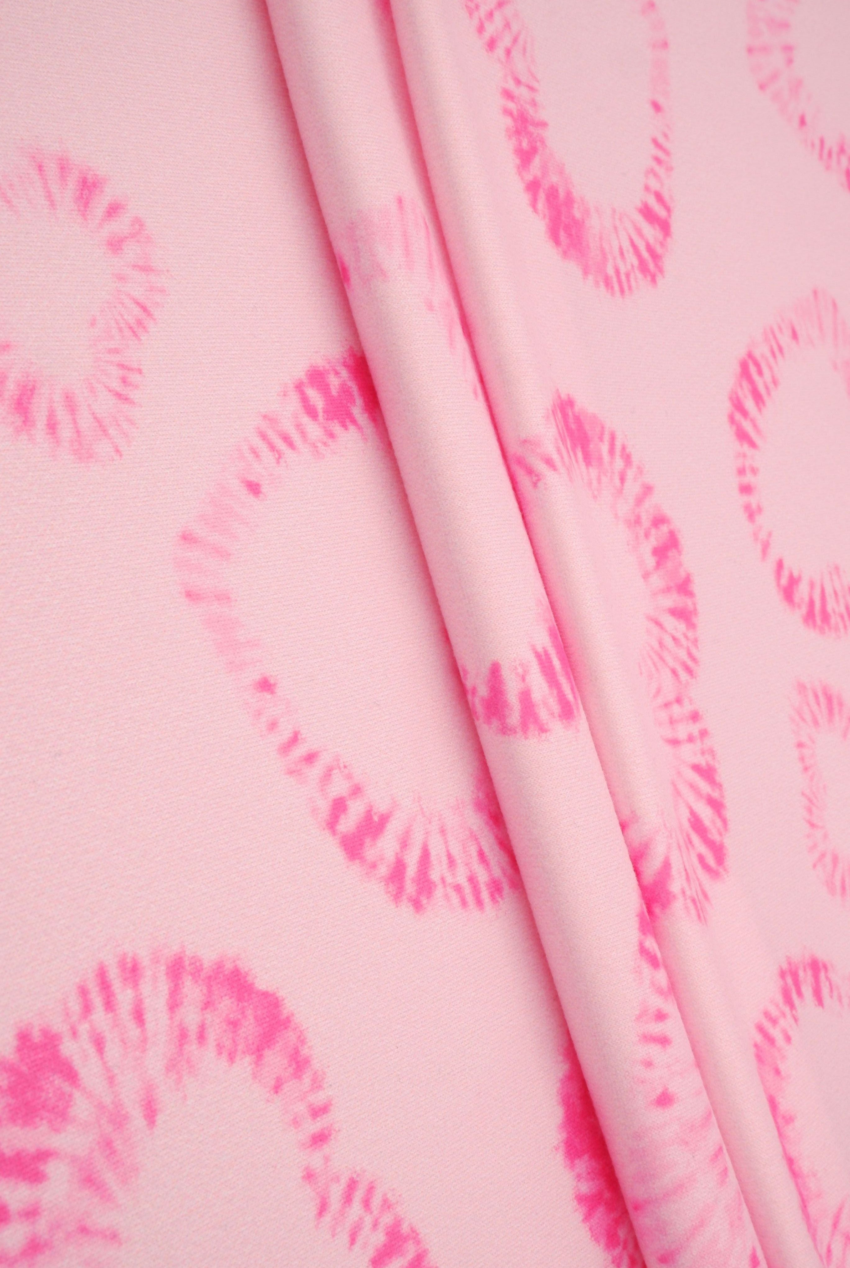 DTY Brushed Heart Digital Print Knit Fabric - DKNT4520-M11753