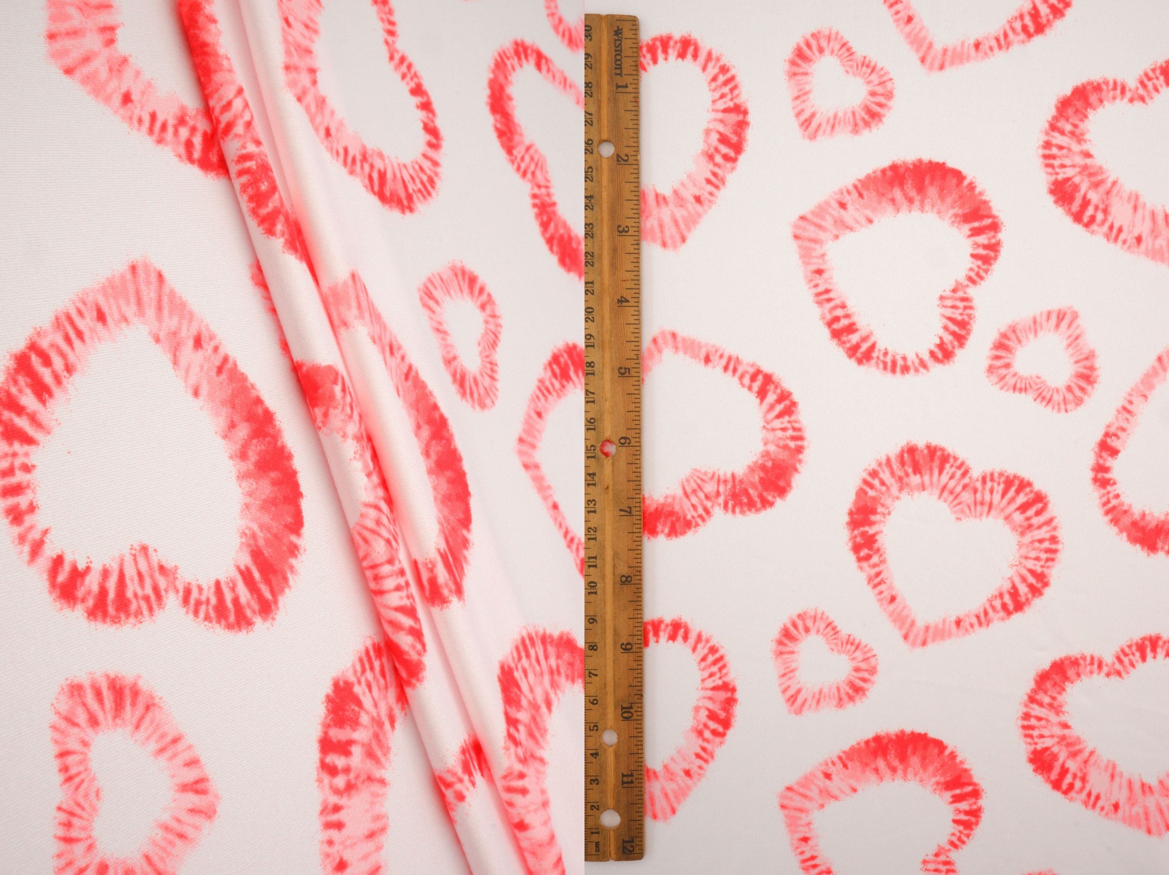 DKNT4520-M11753 RED ACTIVEWEAR BIKER SHORTS BLOUSE BODYSUIT BOTTOMS CAMI DIGITAL PRINT DRESS DTY BRUSHED HEART IVORY KNIT PANTS PINK POLYESTER RED SKIRTS SPANDEX T-SHIRT TOPS