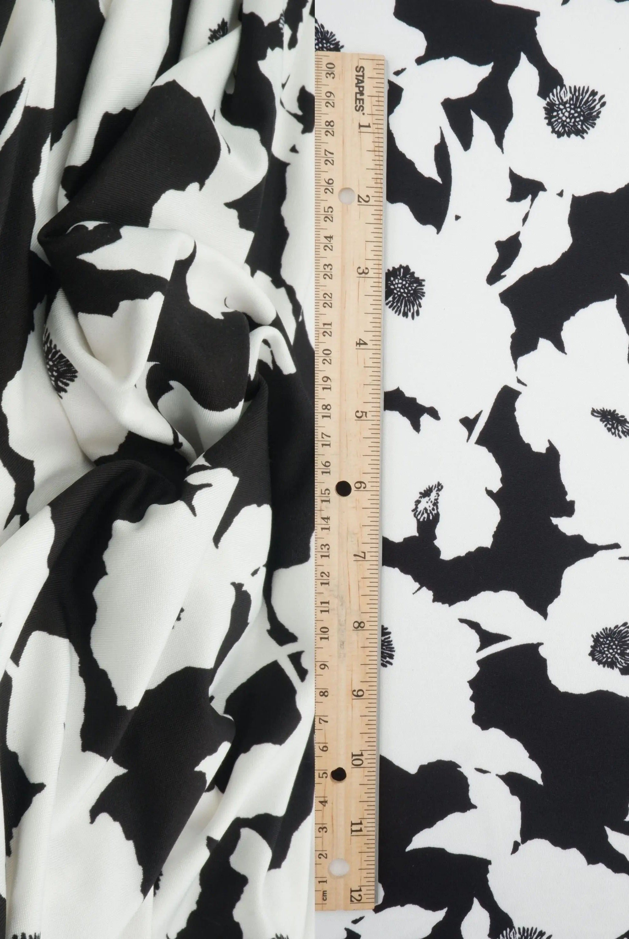 Floral DTY Polyester Spandex Knit KNT4498-MS11693