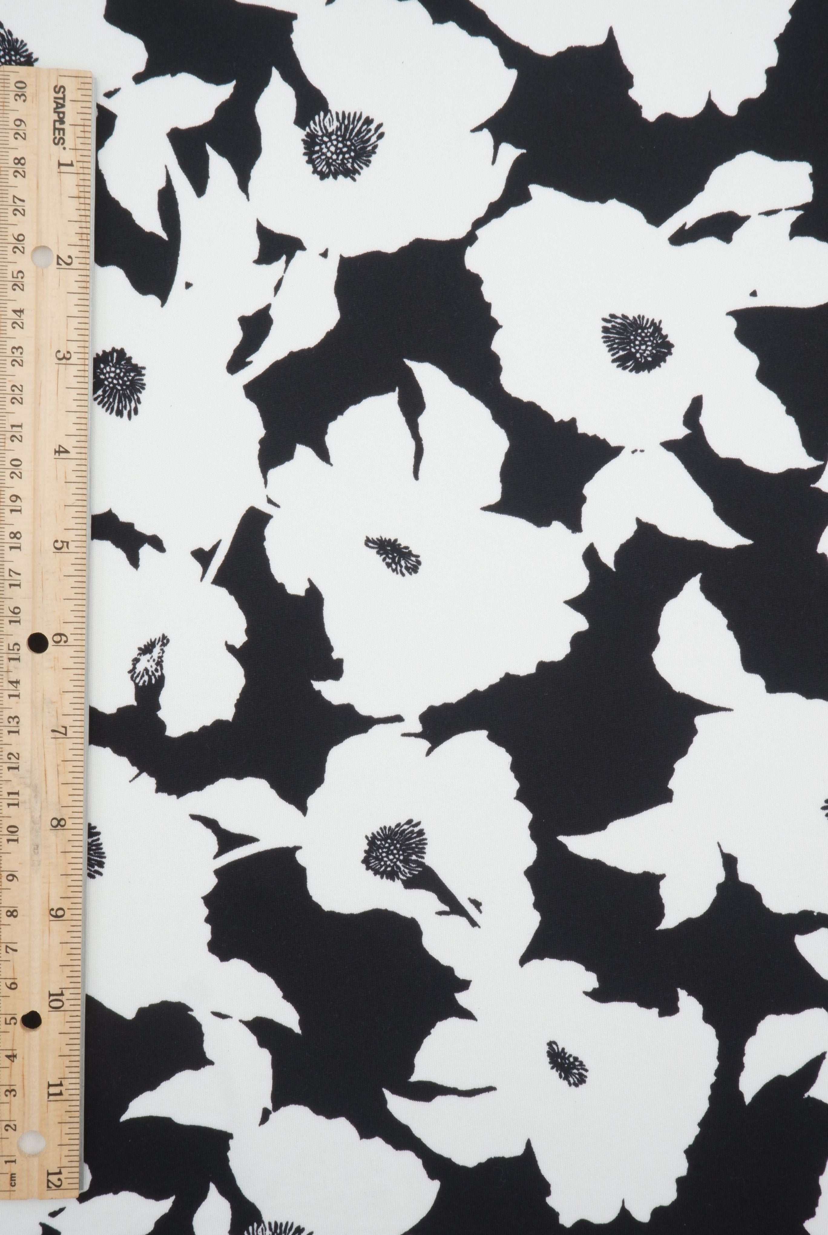 Floral DTY Polyester Spandex Knit KNT4498-MS11693