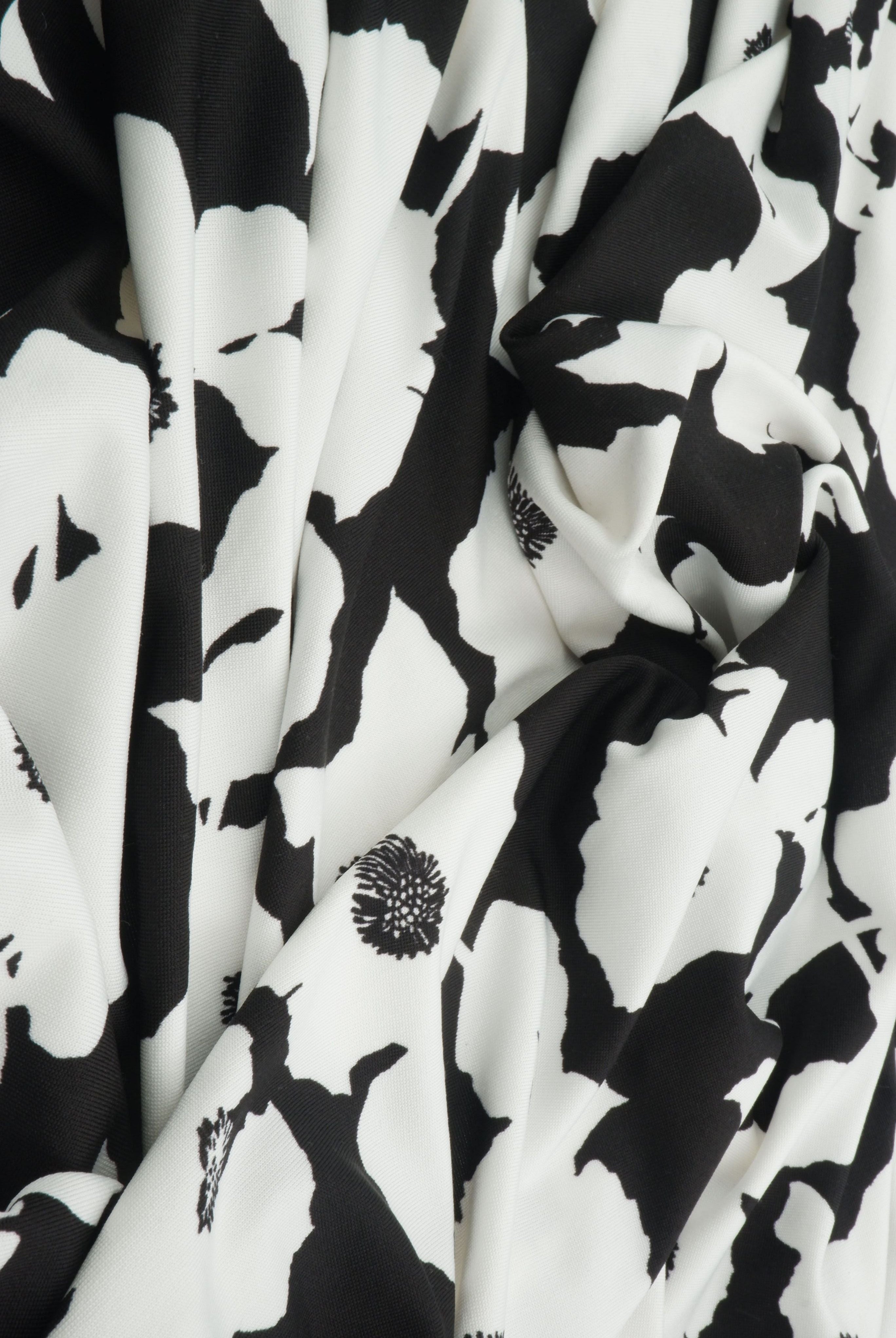 Floral DTY Polyester Spandex Knit KNT4498-MS11693