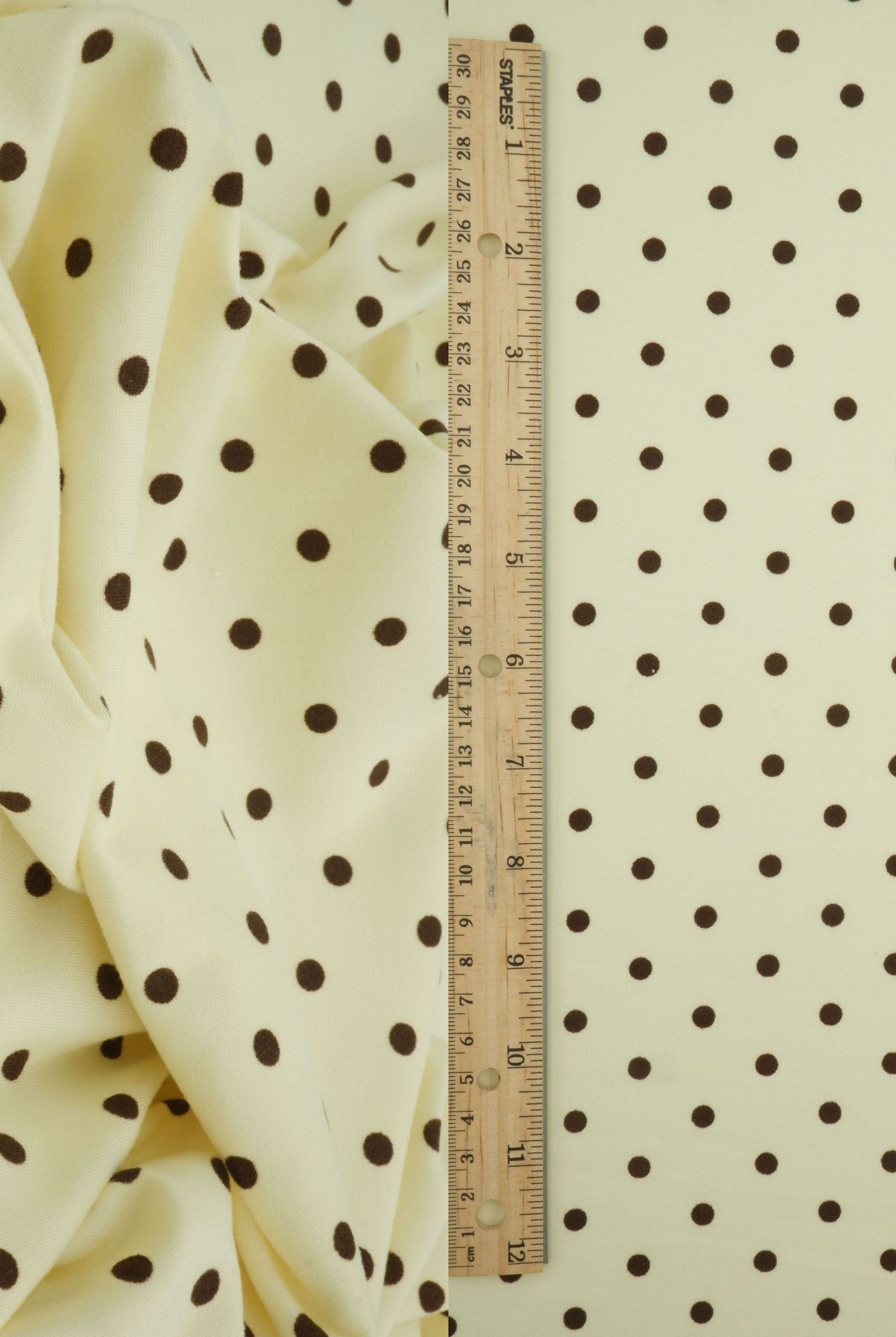 DTY Brushed Polka Dot Digital Print Knit KNT4520-MS11654