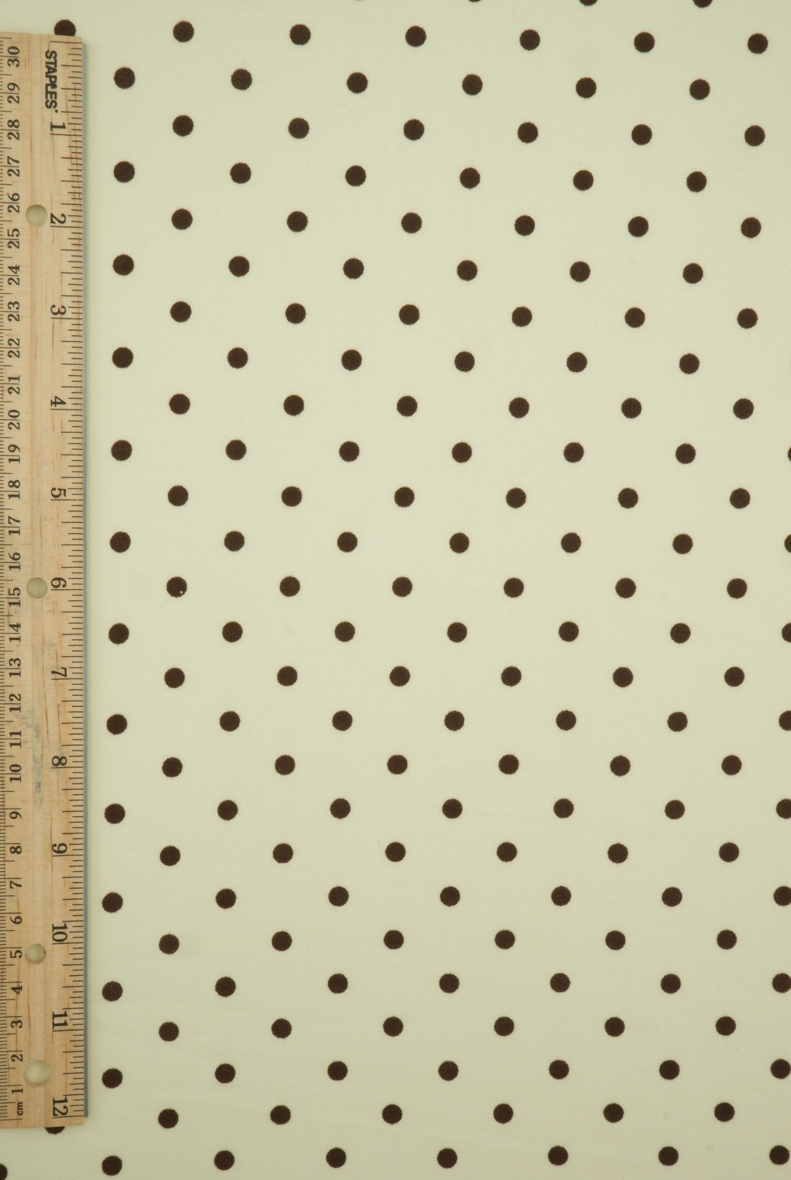 DTY Brushed Polka Dot Digital Print Knit KNT4520-MS11654