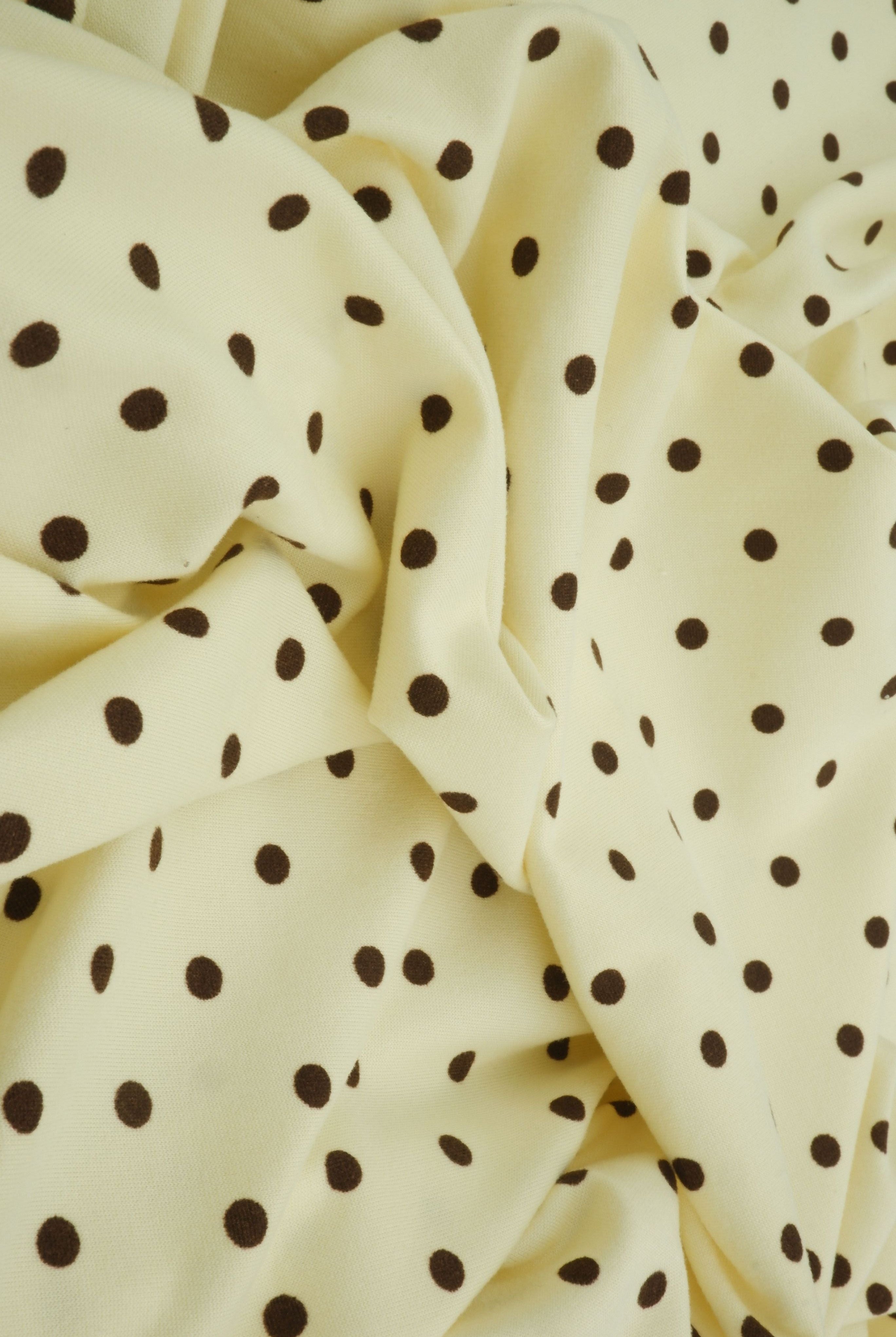 DTY Brushed Polka Dot Digital Print Knit KNT4520-MS11654