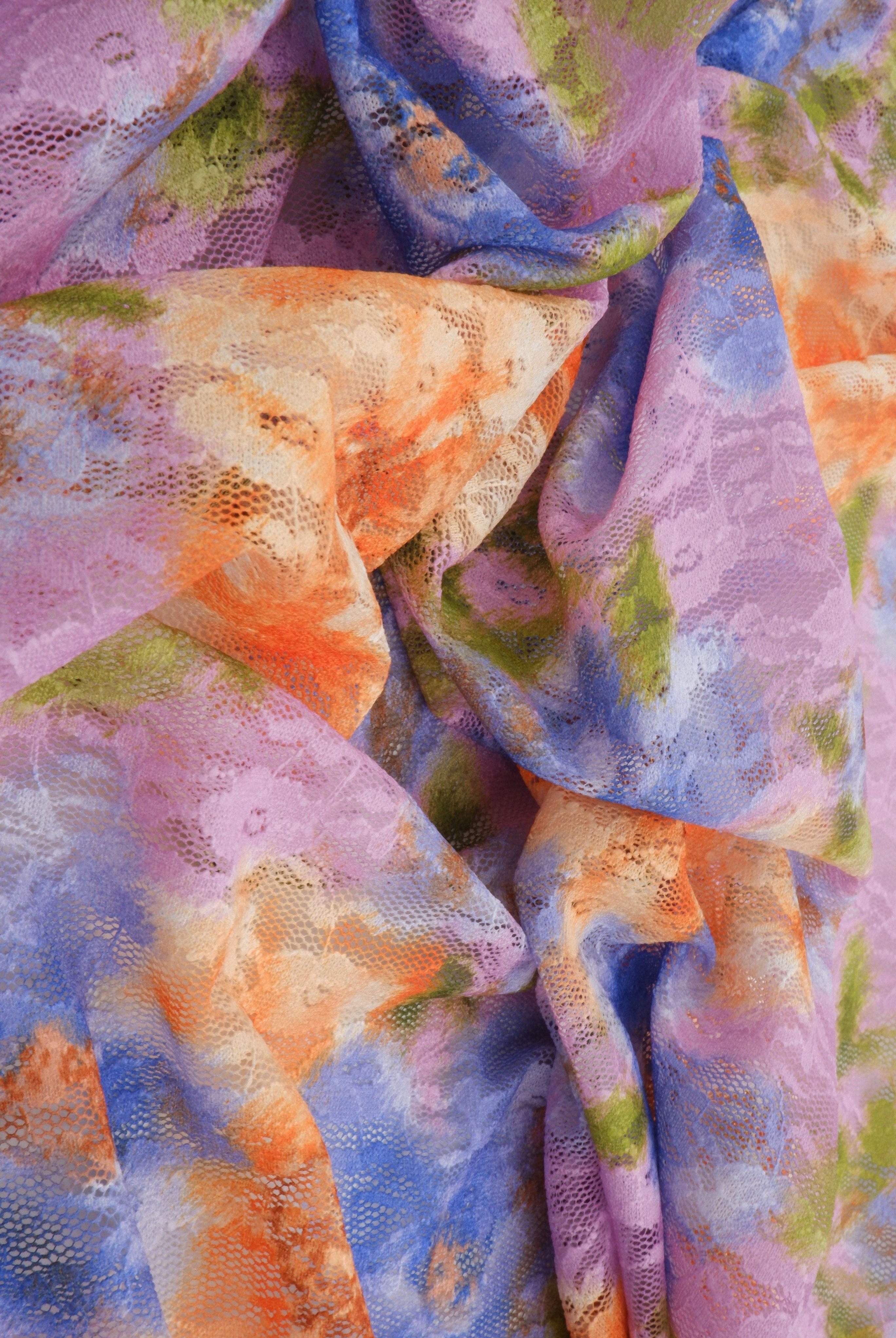 Floral Digital Print Lace LACE4481-M11709