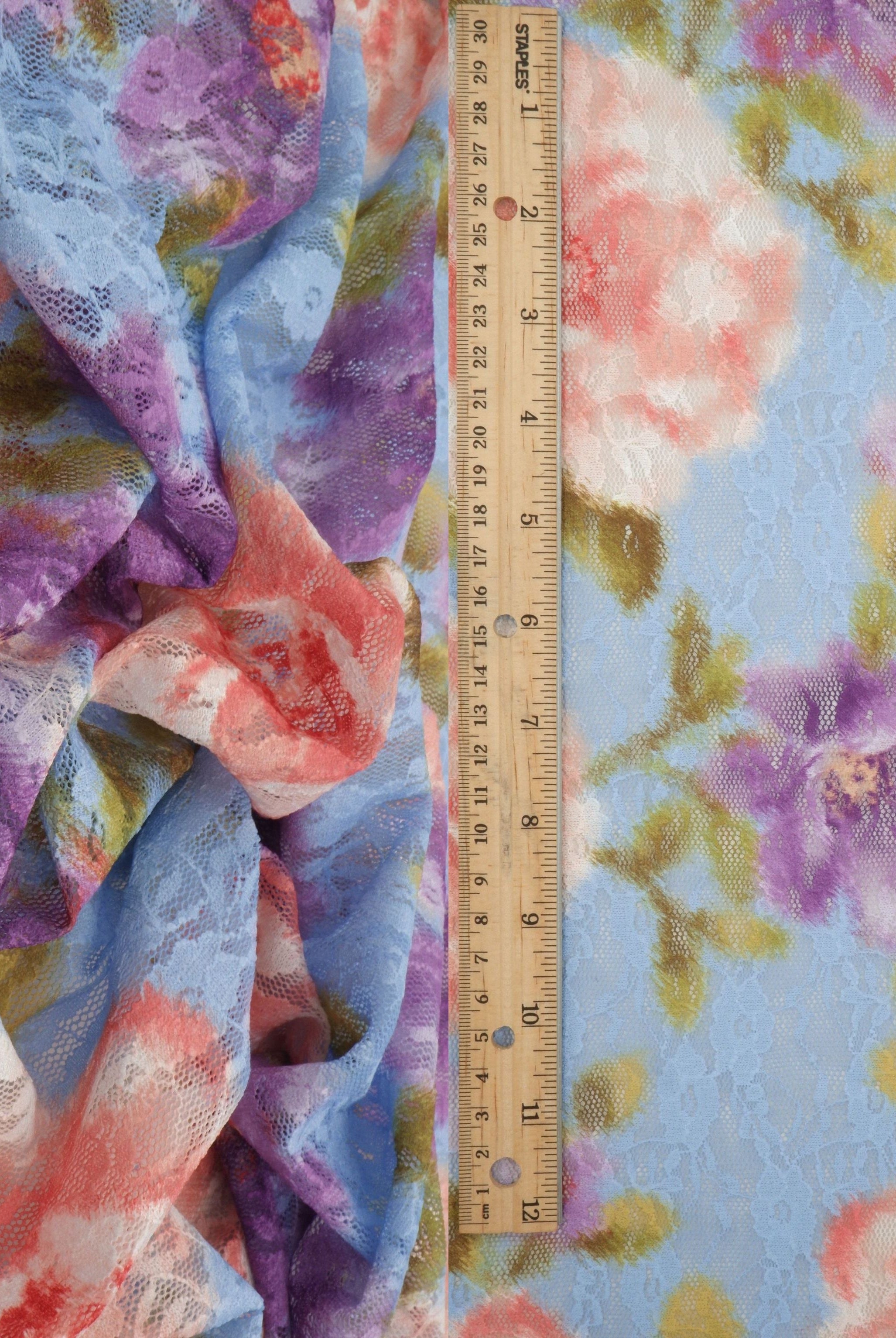 Floral Digital Print Lace LACE4481-M11709