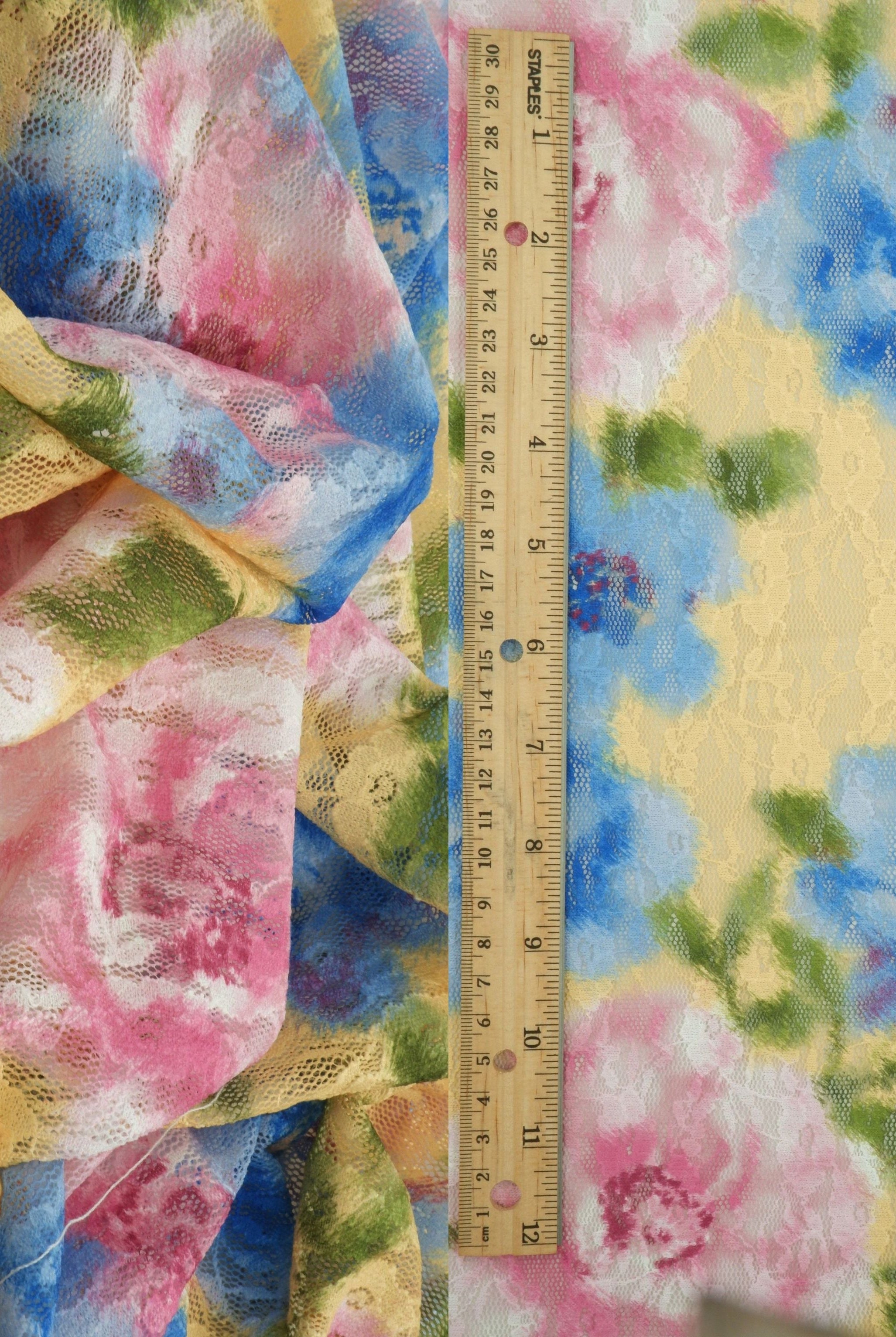 Floral Digital Print Lace LACE4481-M11709