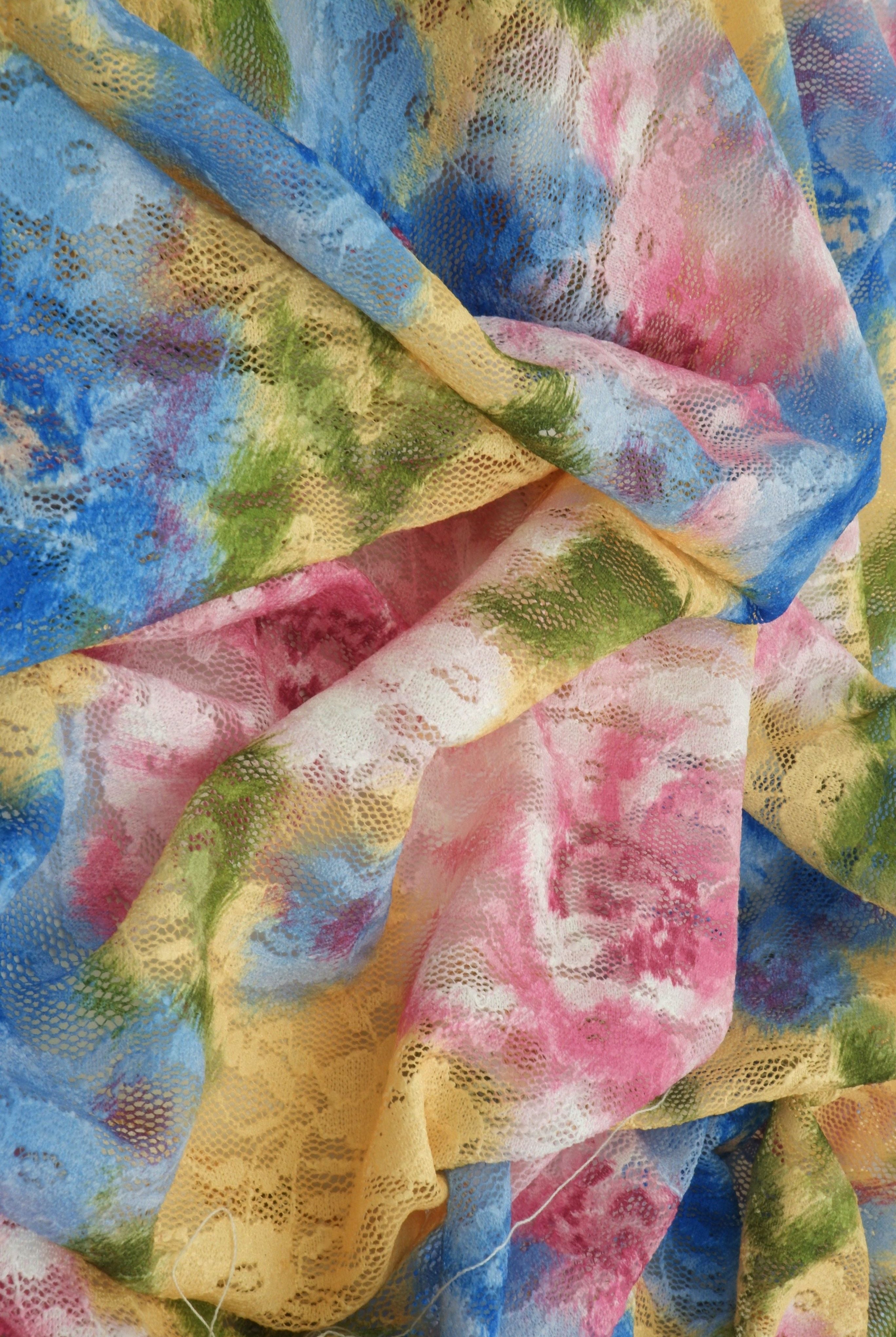 Floral Digital Print Lace LACE4481-M11709