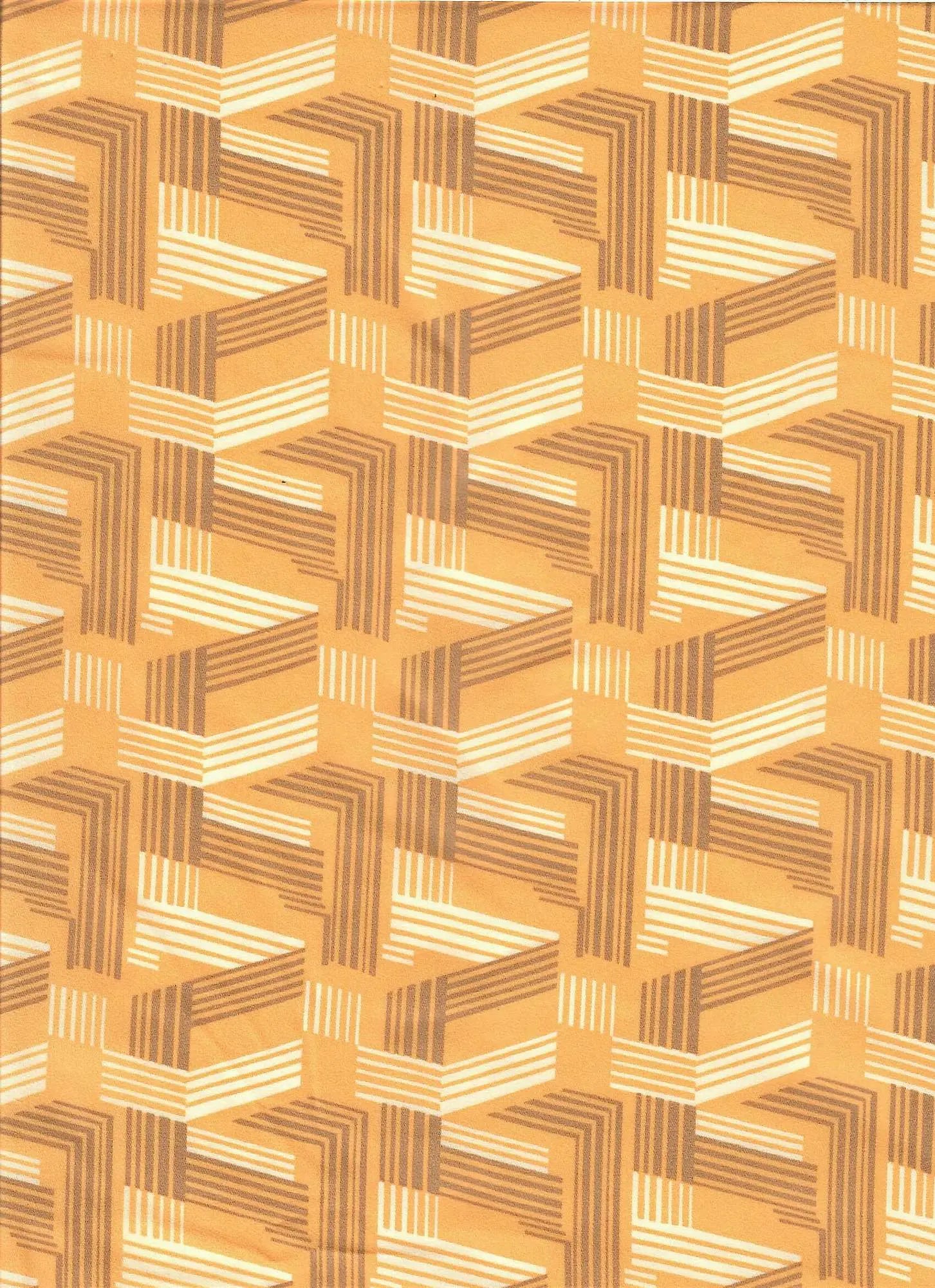 Wool Dobby Geometric Print Fabric - POP3104-MS10063