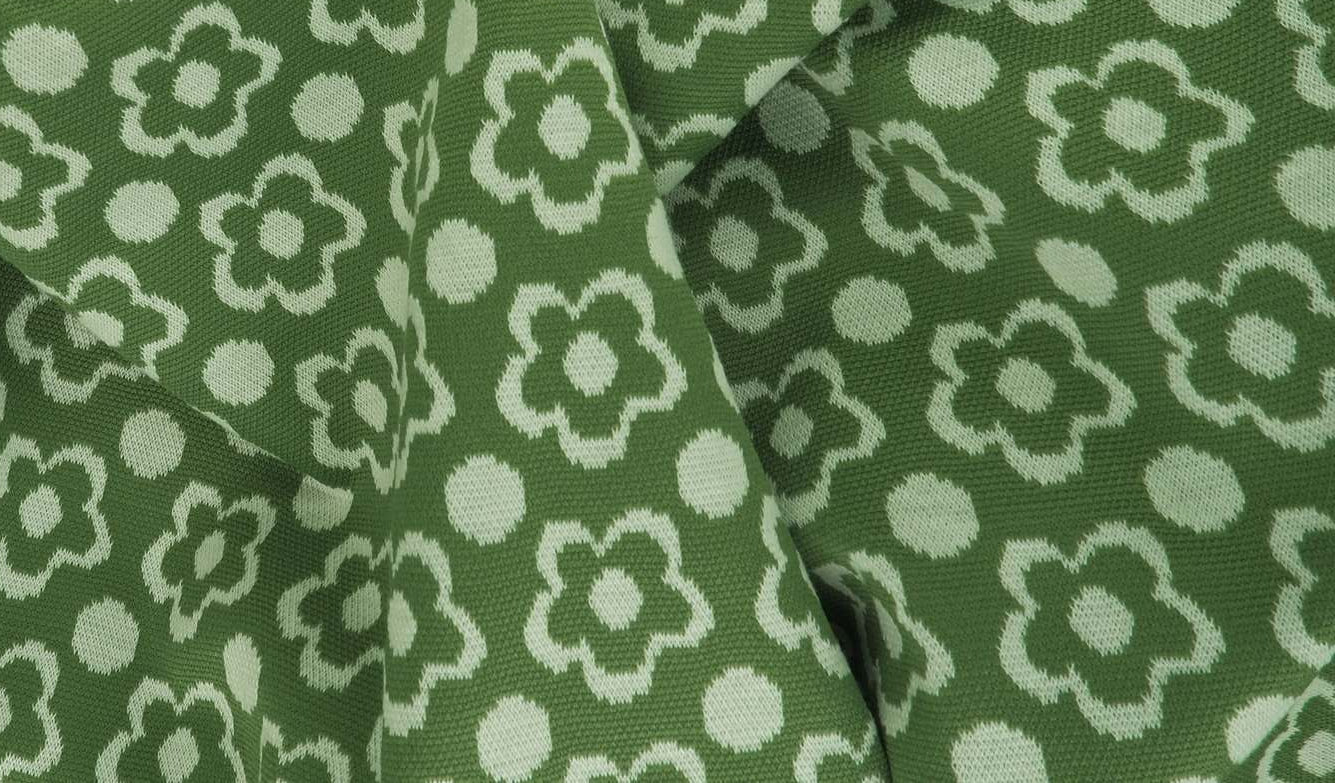 KNT4443 SAGE DK FLOWER BOTTOMS DOUBLE KNIT DRESS FLORAL JACQUARD OUTERWEAR PANTS POLYESTER SKIRTS SOLID SPANDEX STRETCH YARN DYED