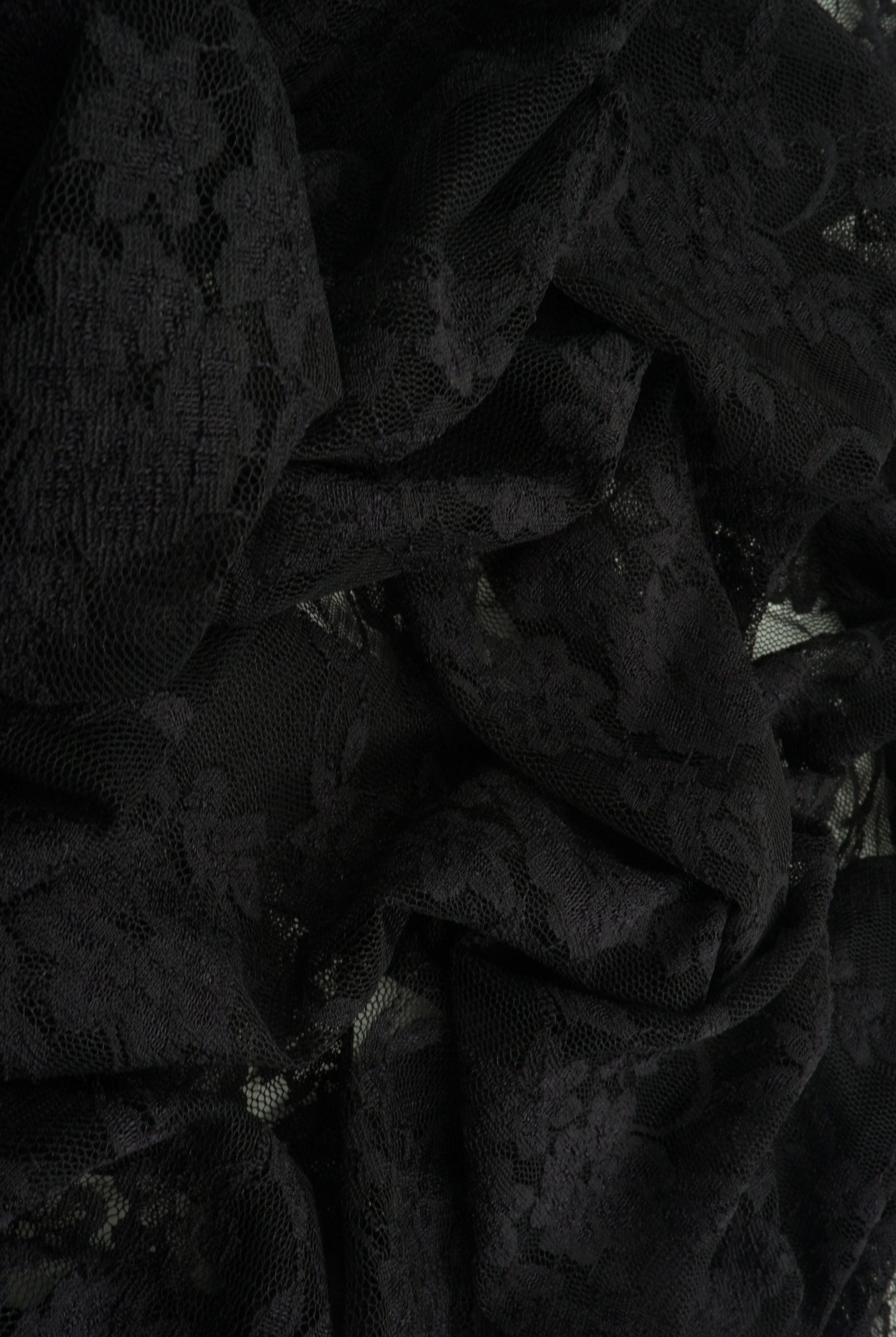 Nylon Floral Lace Fabric - LACE-1483