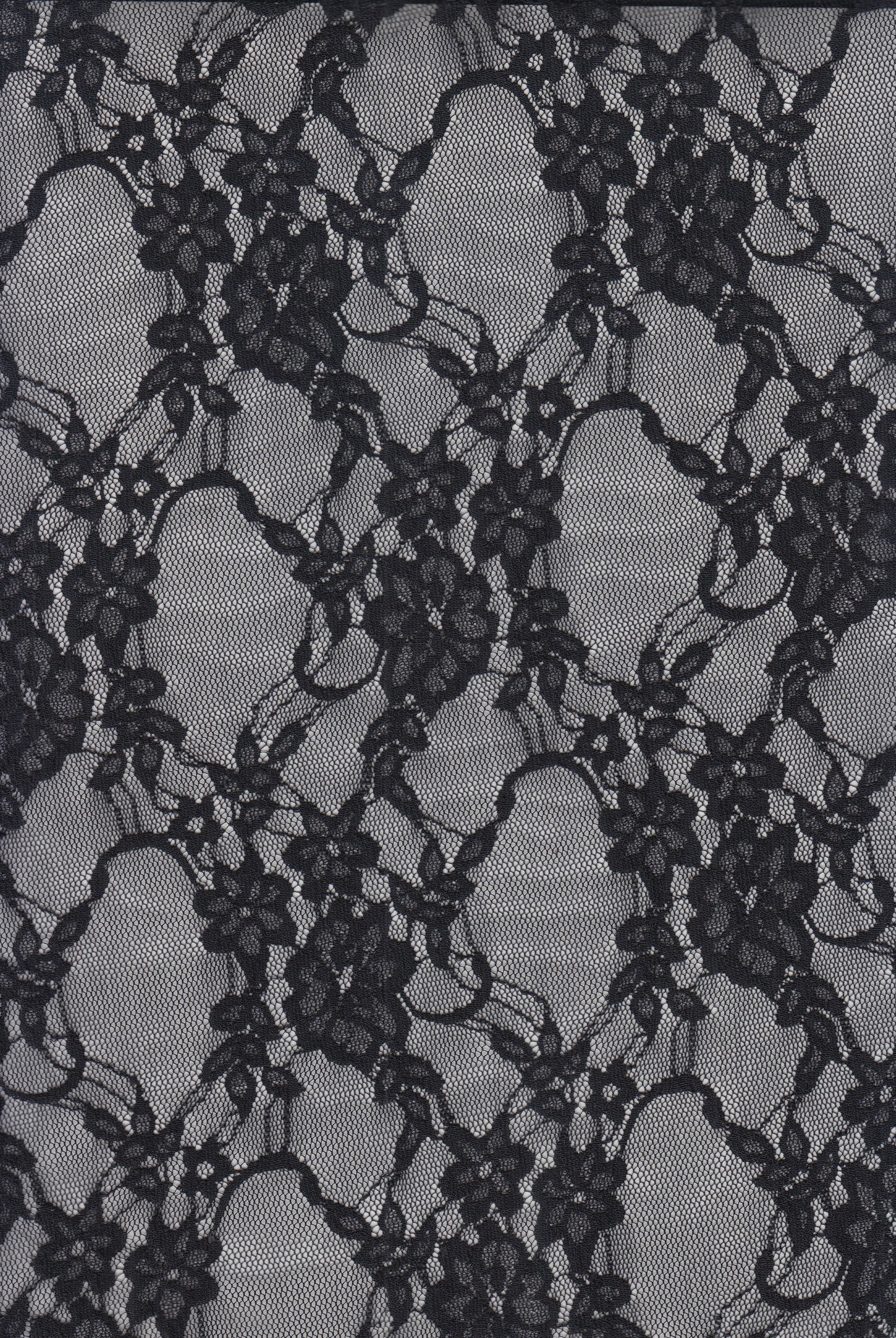 Nylon Floral Lace Fabric - LACE-1483