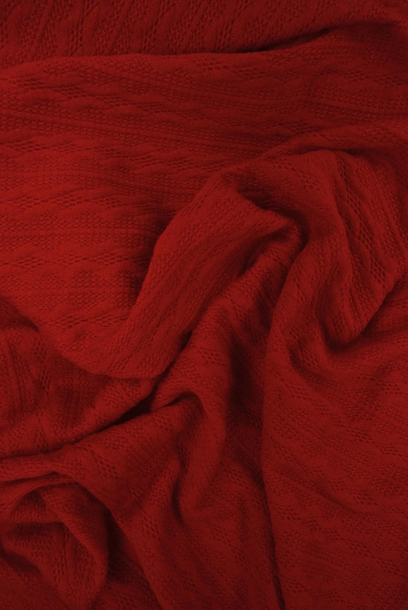 KNT4422 RED BOTTOMS CAMI DRESS JACQUARD KNIT NO-PRINT OUTERWEAR POLYESTER RED SOLID SPANDEX STRETCH SWEATER TUNICS