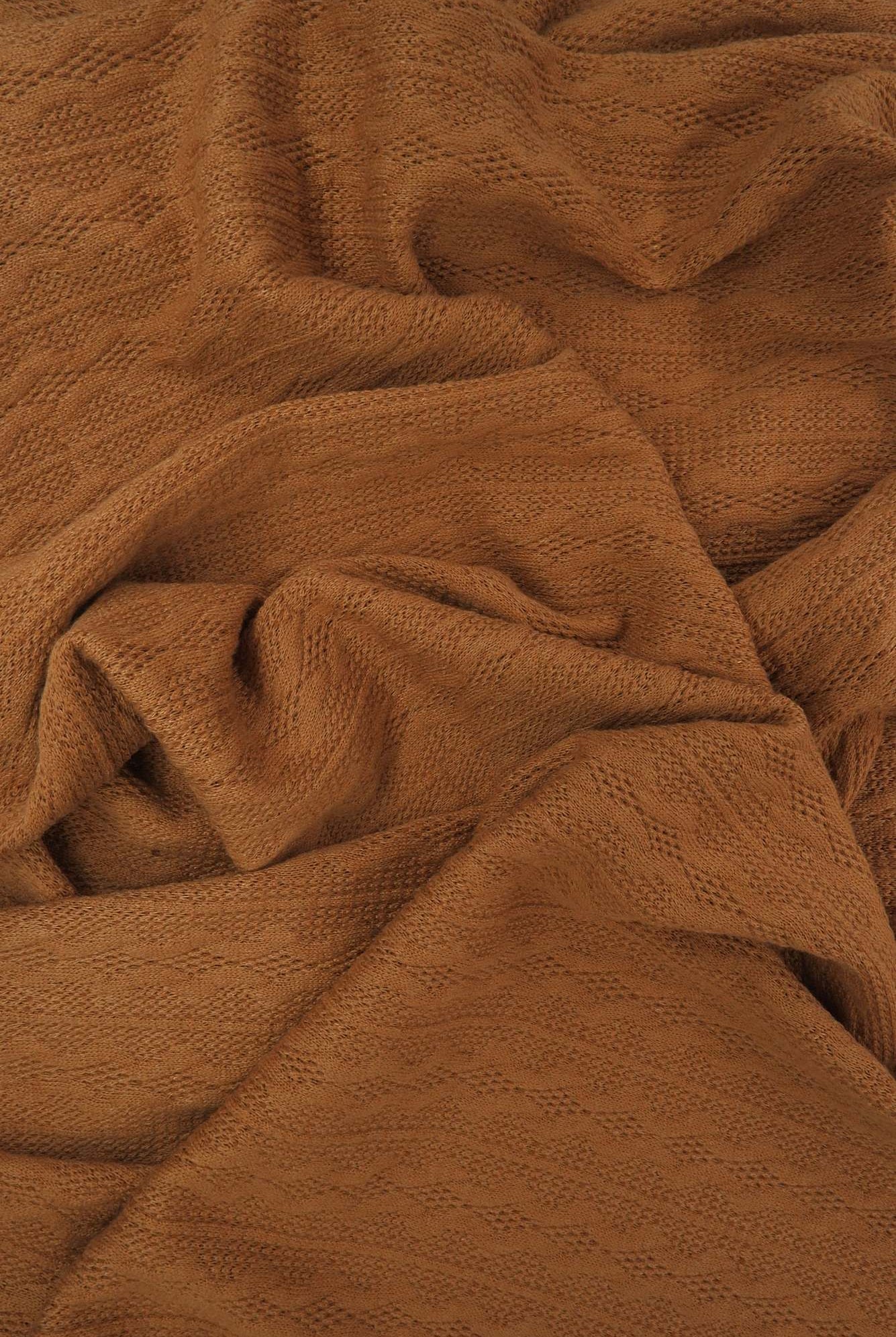 KNT4422 CARAMEL BOTTOMS CAMI DRESS JACQUARD KNIT NO-PRINT OUTERWEAR POLYESTER SOLID SPANDEX STRETCH SWEATER TUNICS