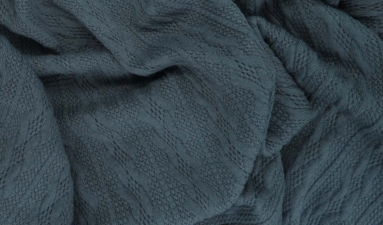 KNT4422 DENIM BLUE BOTTOMS CAMI DRESS JACQUARD KNIT NO-PRINT OUTERWEAR POLYESTER SOLID SPANDEX STRETCH SWEATER TUNICS