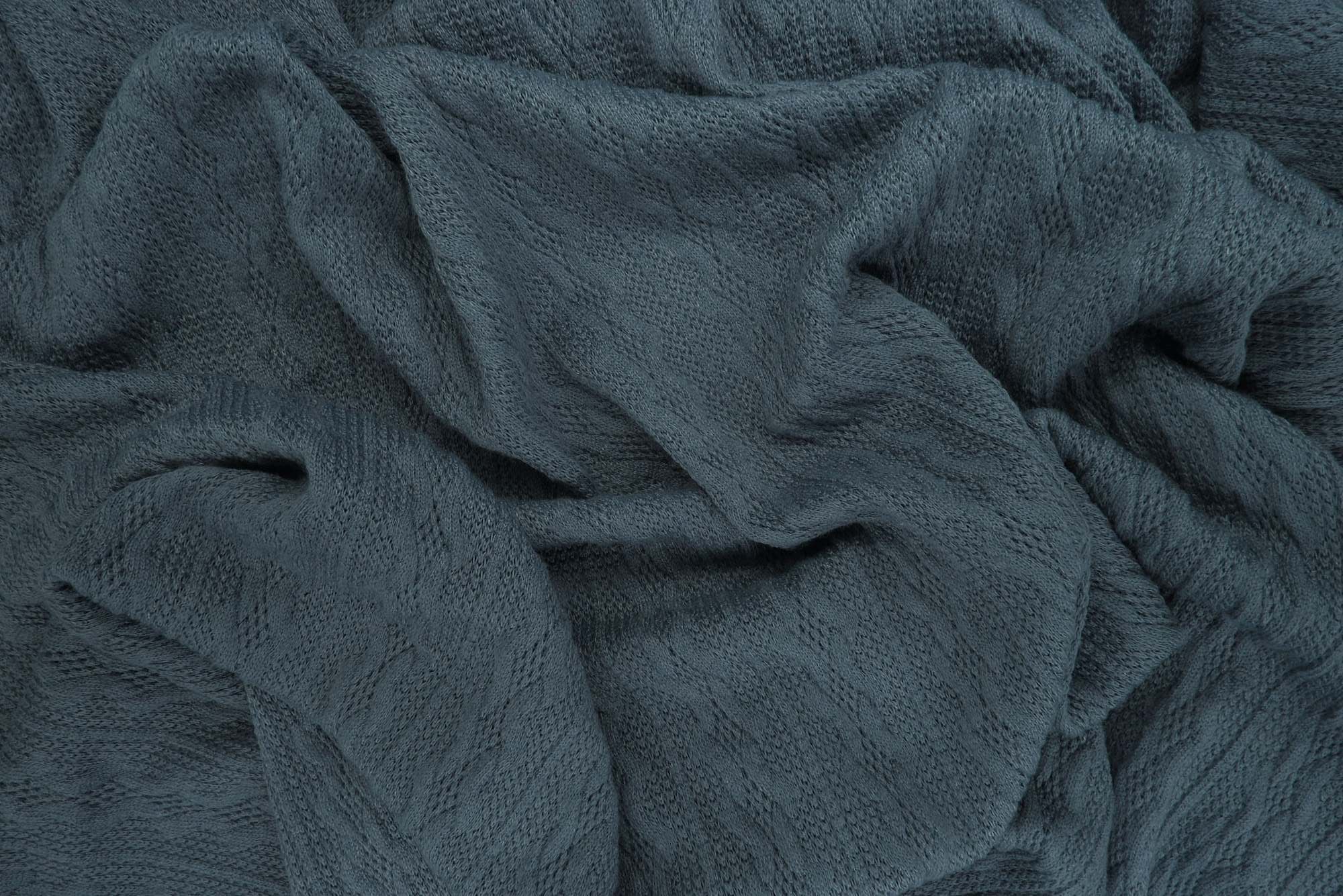 KNT4422 DENIM BLUE BOTTOMS CAMI DRESS JACQUARD KNIT NO-PRINT OUTERWEAR POLYESTER SOLID SPANDEX STRETCH SWEATER TUNICS