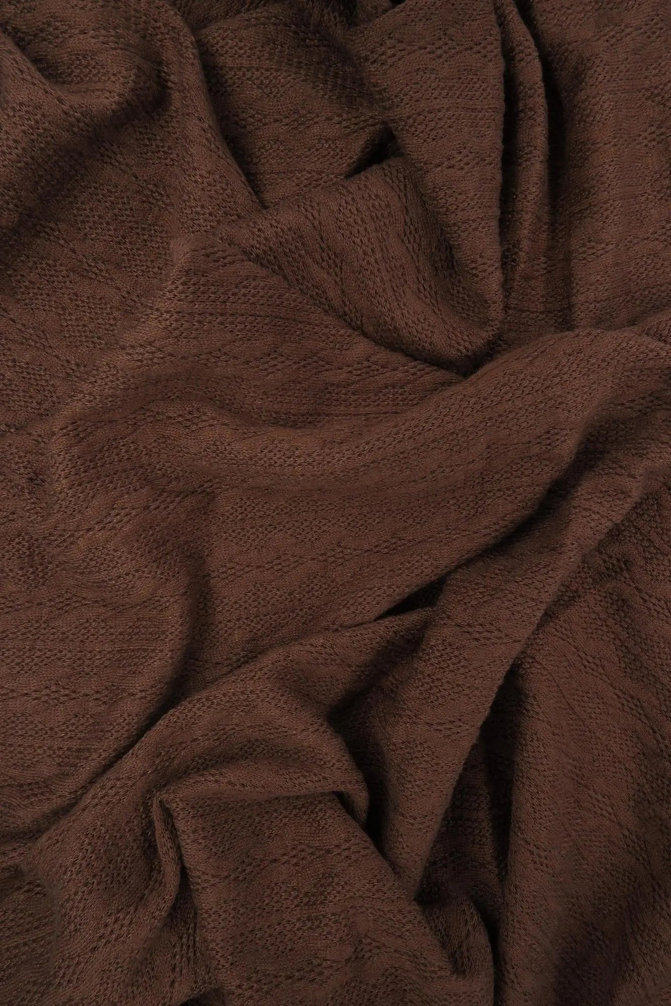 KNT4422 BROWN BOTTOMS BROWN CAMI DRESS JACQUARD KNIT NO-PRINT OUTERWEAR POLYESTER SOLID SPANDEX STRETCH SWEATER TUNICS