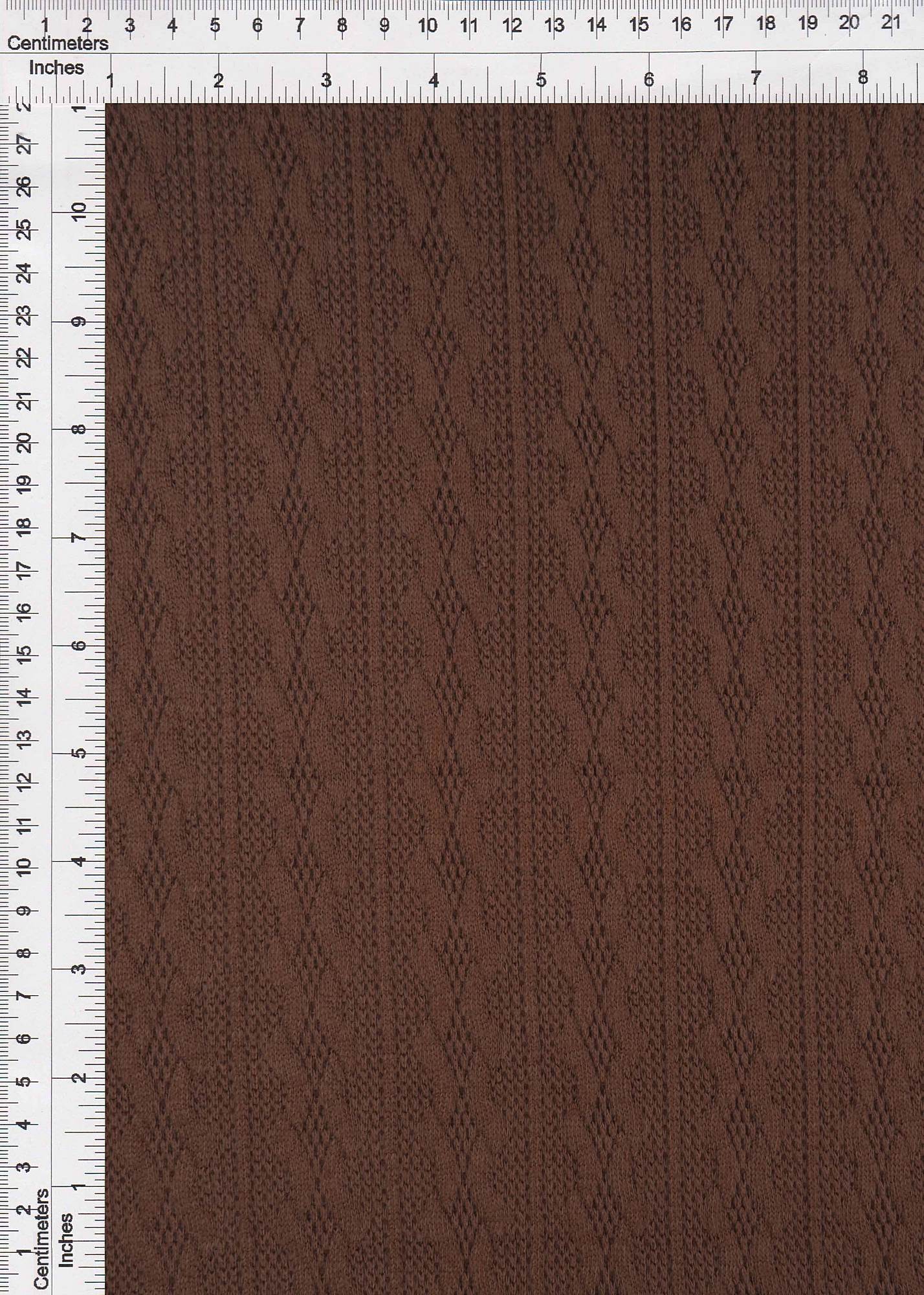 KNT4422 BROWN BOTTOMS BROWN CAMI DRESS JACQUARD KNIT NO-PRINT OUTERWEAR POLYESTER SOLID SPANDEX STRETCH SWEATER TUNICS
