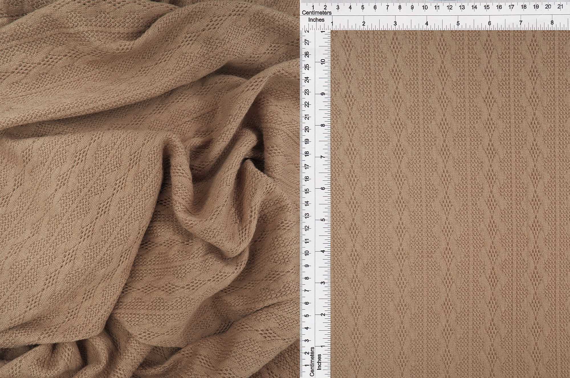 KNT4422 MOCHA BOTTOMS CAMI DRESS JACQUARD KNIT NO-PRINT OUTERWEAR POLYESTER SOLID SPANDEX STRETCH SWEATER TUNICS