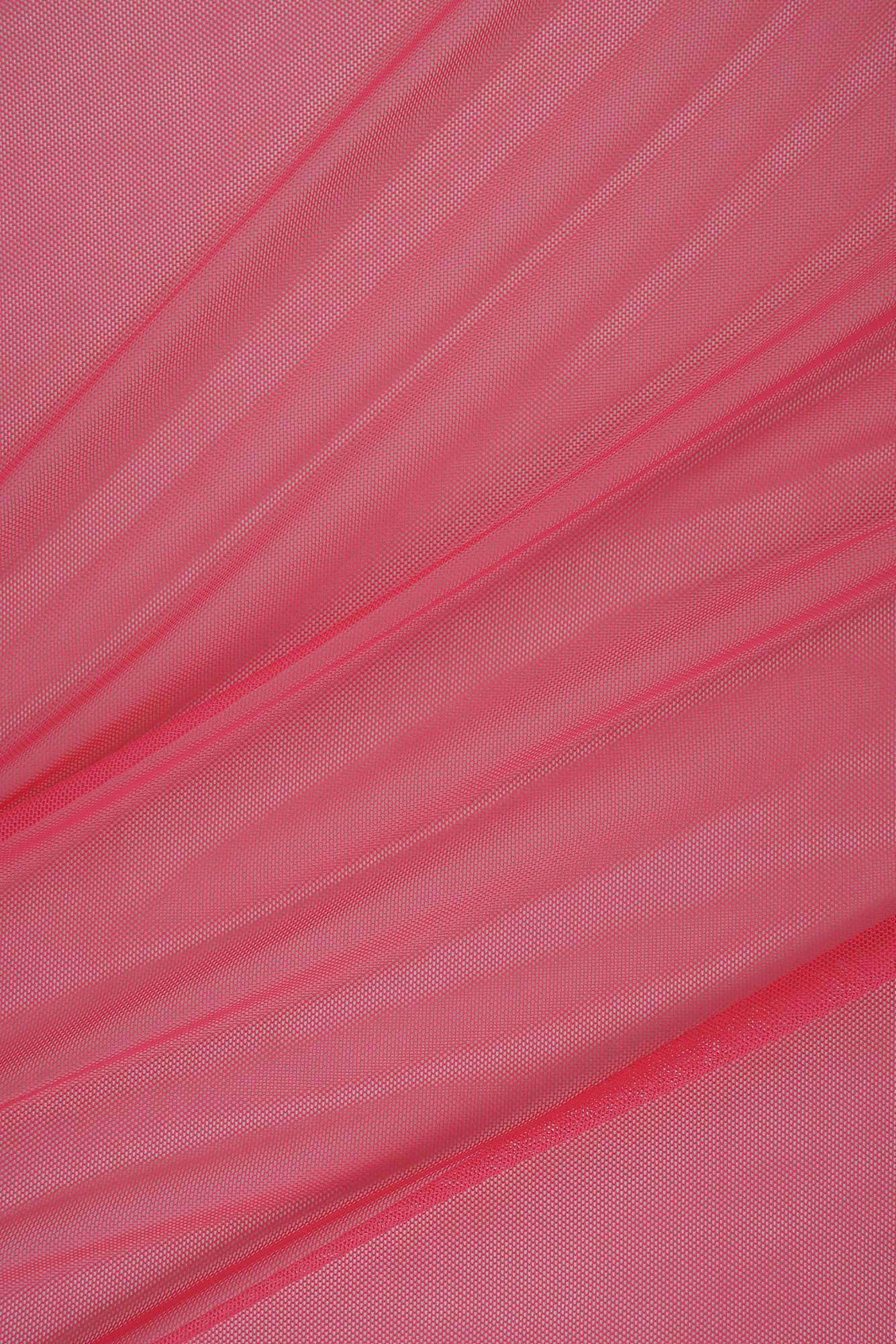 MESH-2000 FANCY CORAL BLOUSE BODYSUIT CAMI FLOCKING LOUNGEWEAR MESH NO-PRINT POLYESTER RED SOLID SPANDEX STRETCH TOPS TUNICS