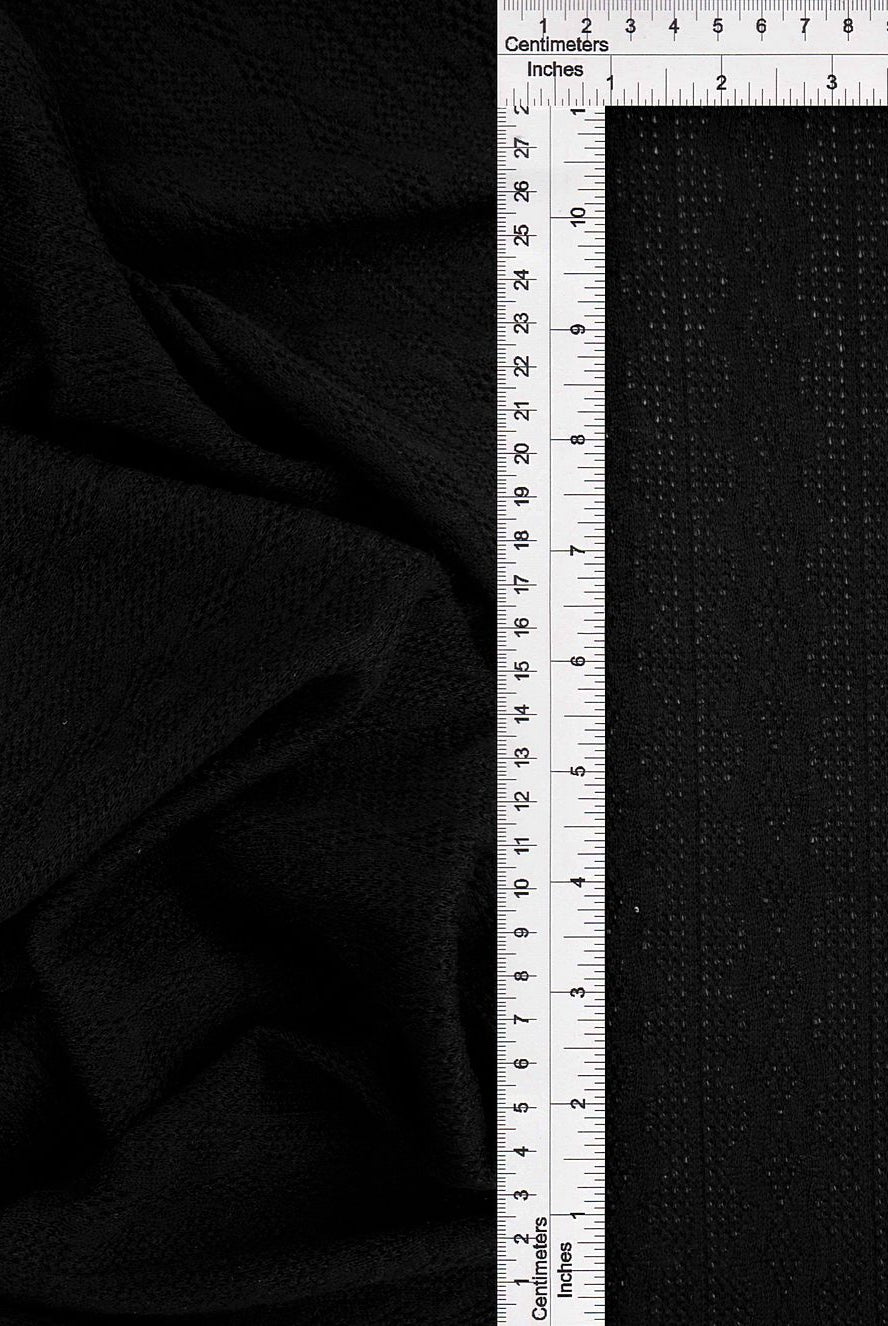 KNT4422 BLACK BLACK BOTTOMS CAMI DRESS JACQUARD KNIT NO-PRINT OUTERWEAR POLYESTER SOLID SPANDEX STRETCH SWEATER TUNICS