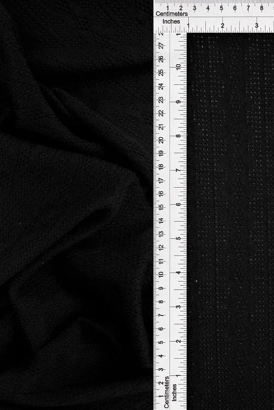 KNT4422 BLACK BLACK BOTTOMS CAMI DRESS JACQUARD KNIT NO-PRINT OUTERWEAR POLYESTER SOLID SPANDEX STRETCH SWEATER TUNICS