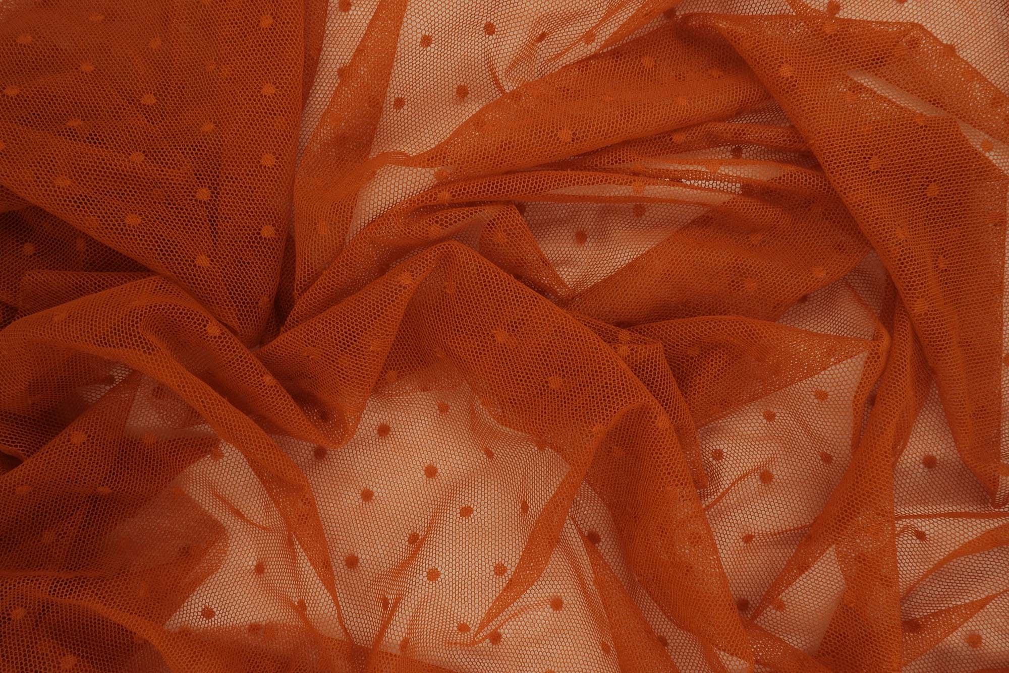 Polka Dot Lace Stretch Fabric - LACE3759