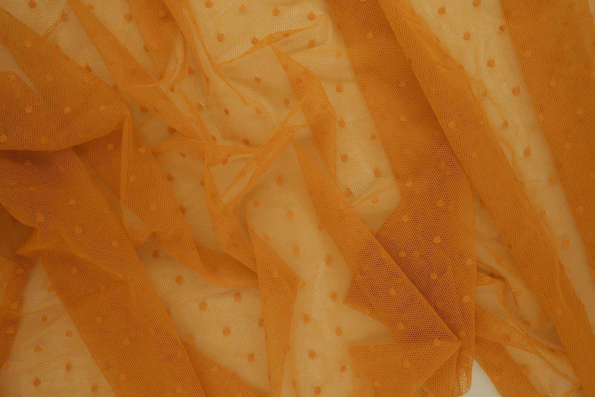 Polka Dot Lace Stretch Fabric - LACE3759