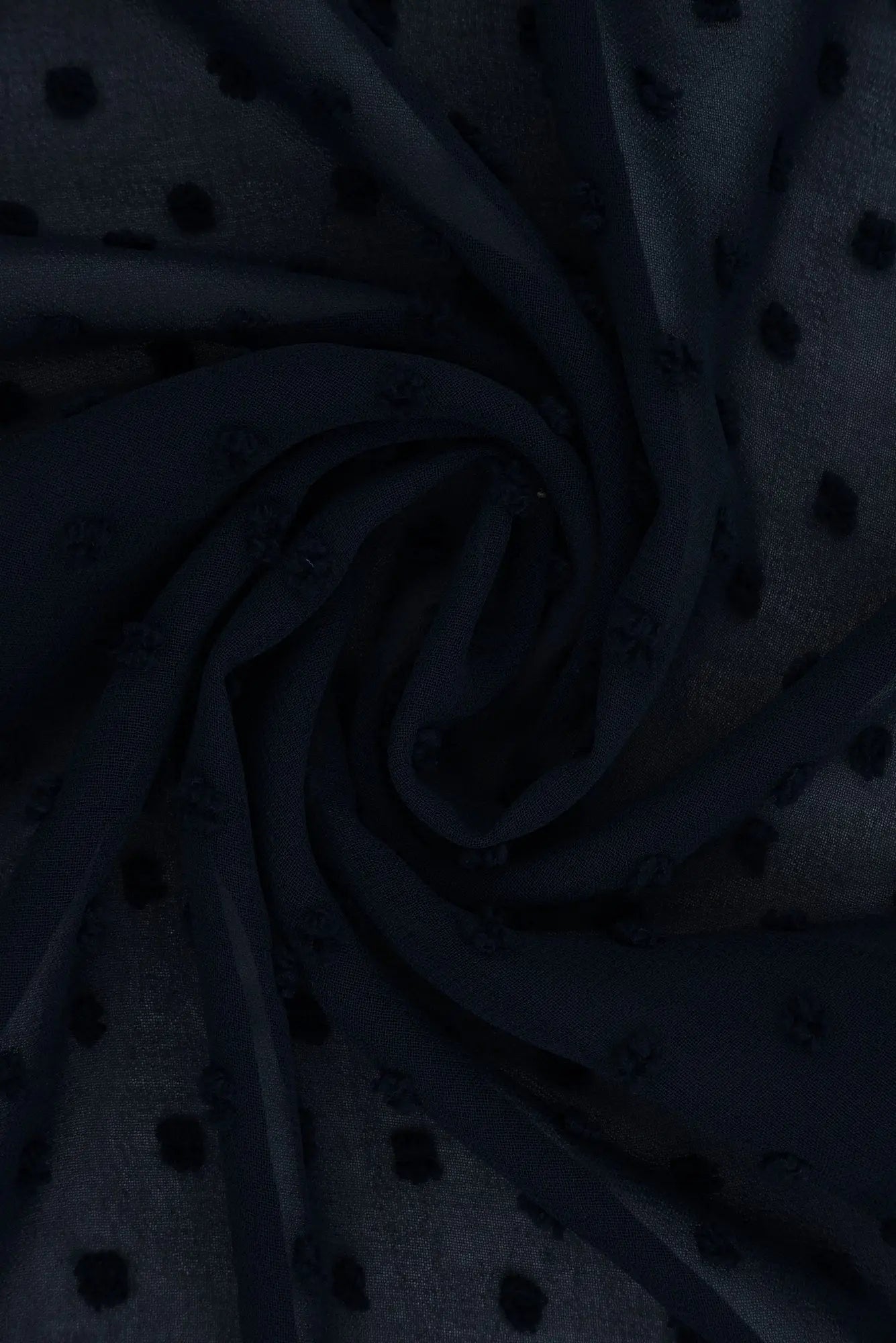 HIMLT-3132 NAVY BLOUSE BLUE CHIFFON DOT DRESS HI-MULTI NON STRETCH POLYESTER SKIRTS SOLID SWISS TOPS WOVEN